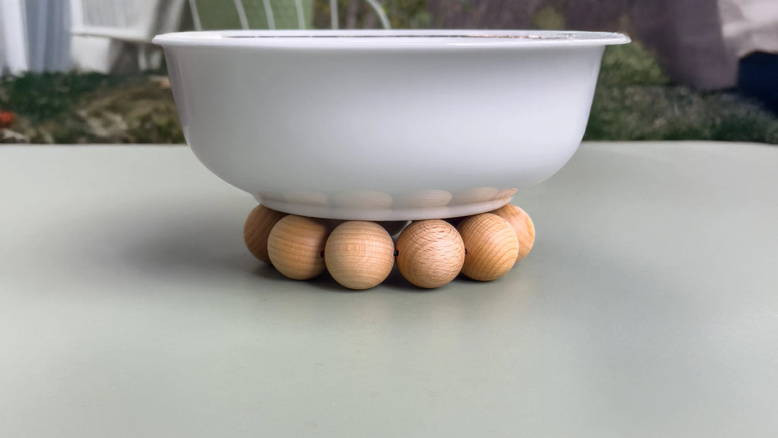 Dessous de plats NID : l’élégance naturelle du hêtre au service de votre table