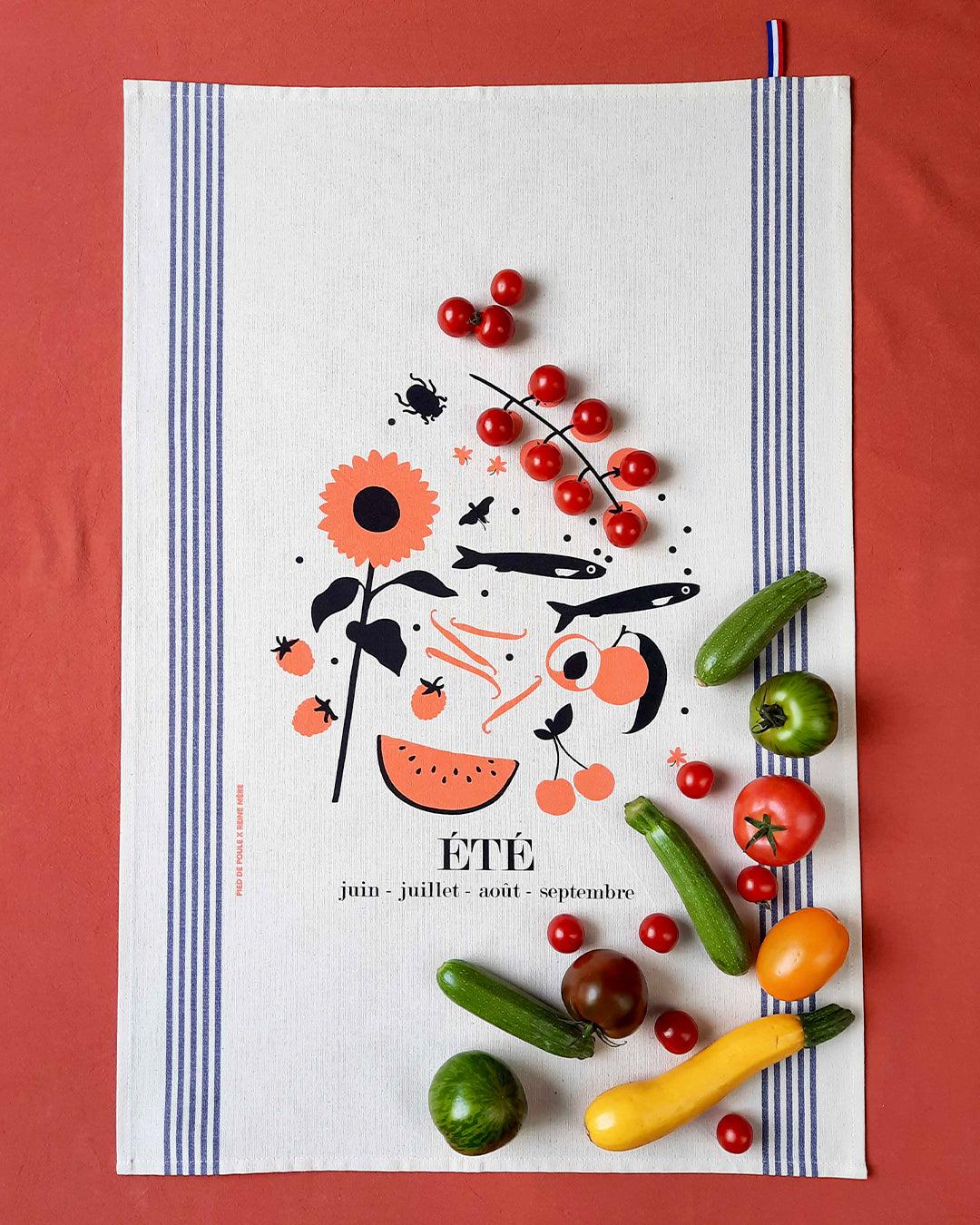 Torchon - 4 Saisons - Reine Mère