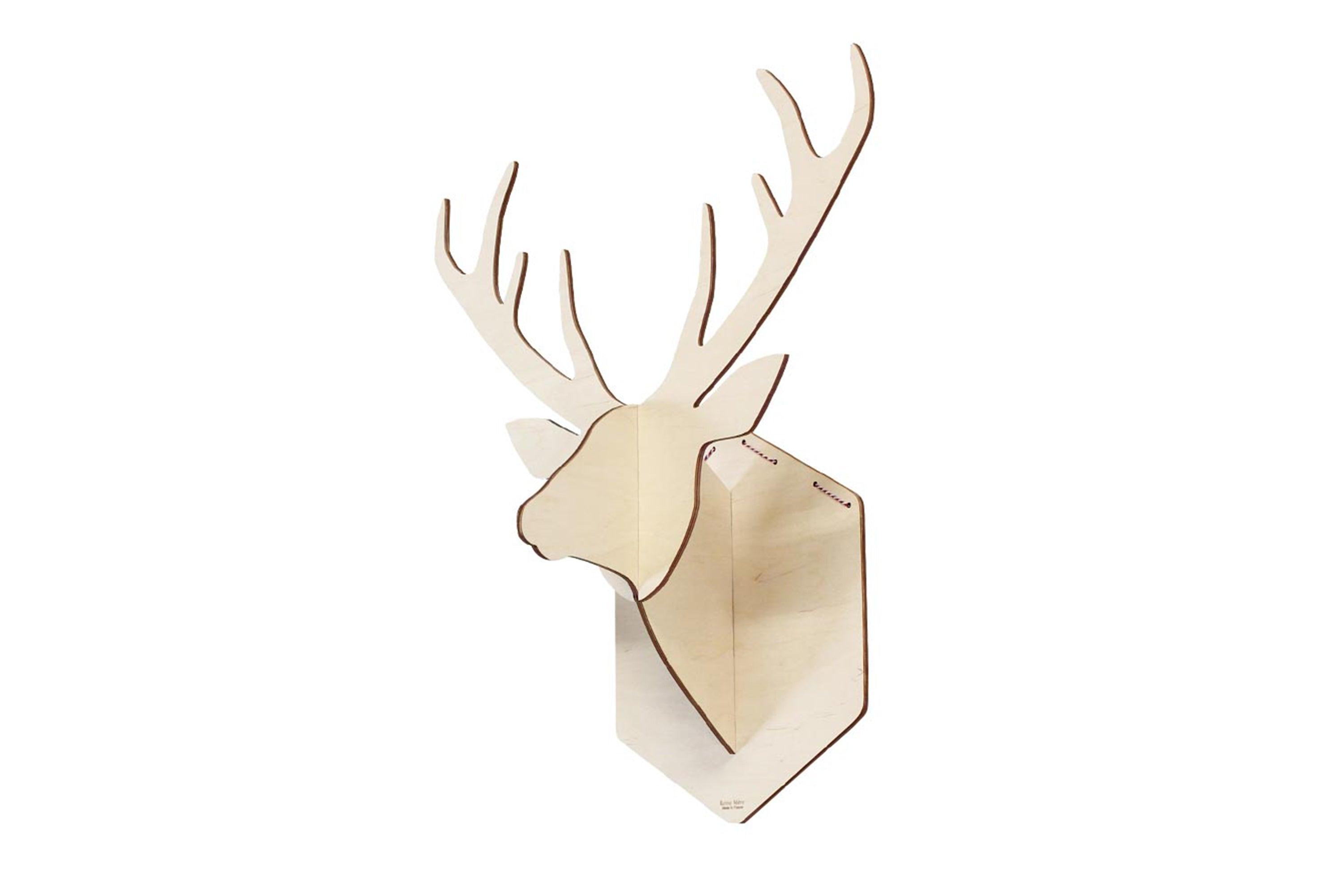 Trophées animaux en bois - Reine Mère