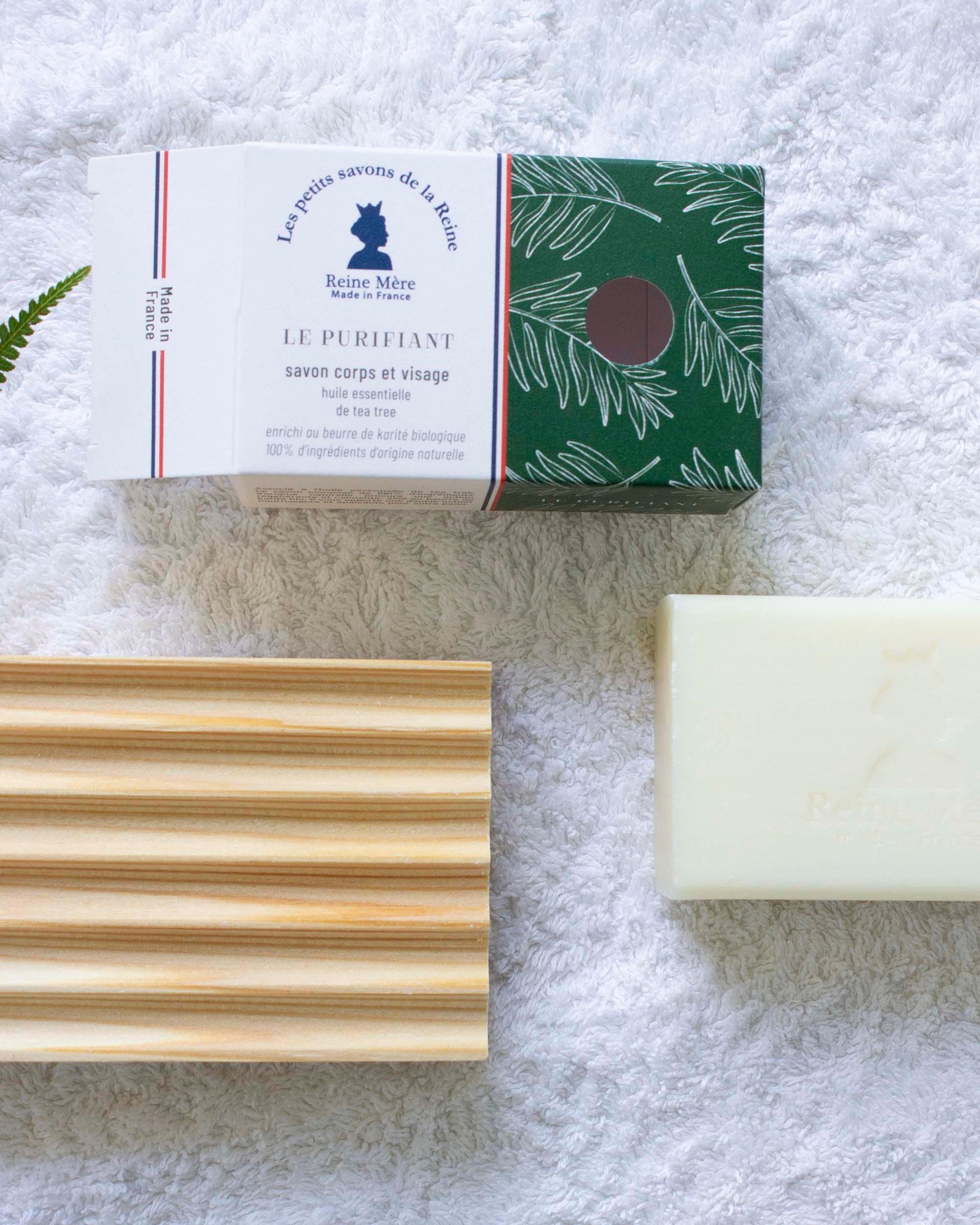 Savon corps + Porte-savon Rivage - Reine Mère