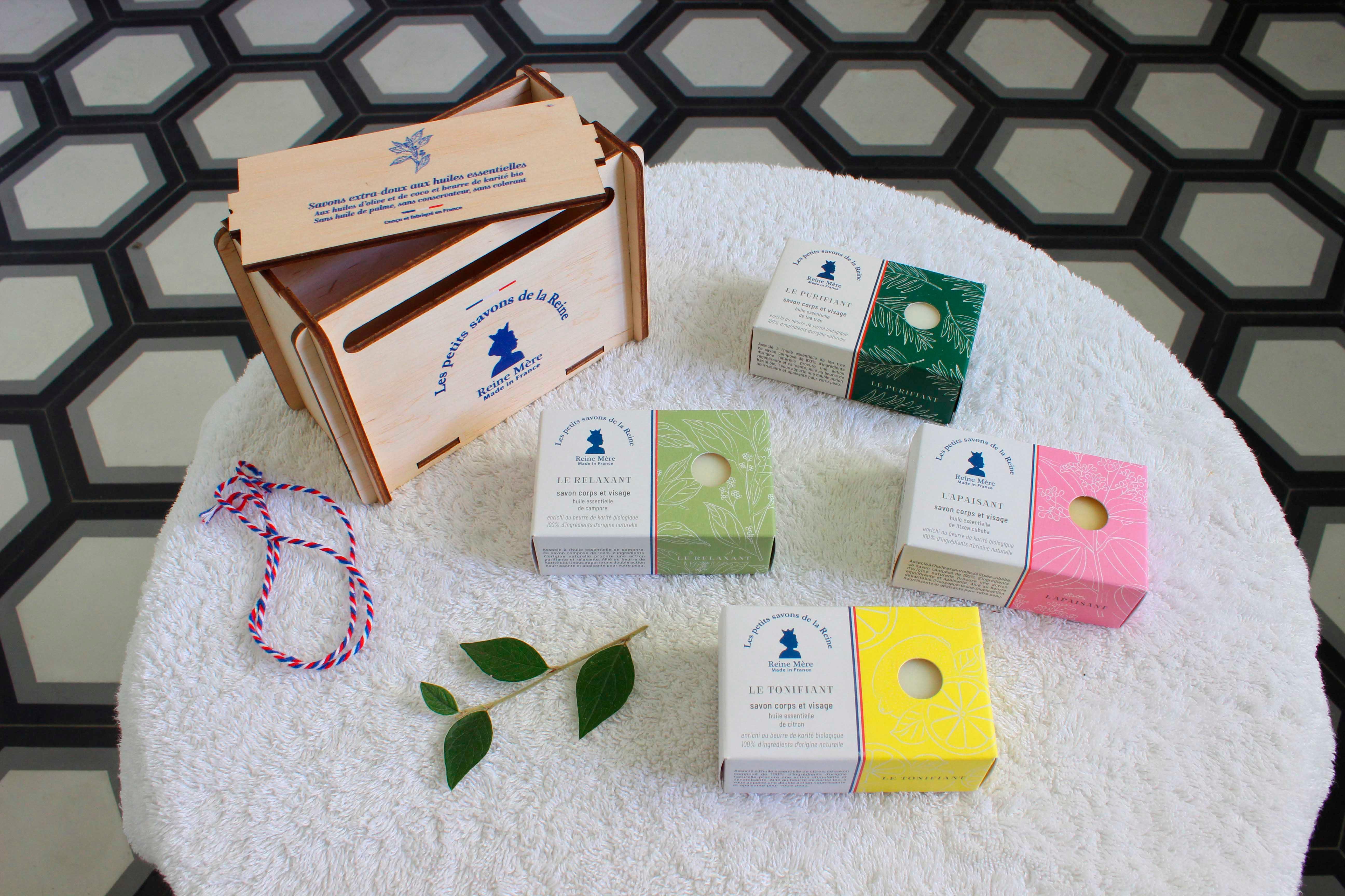 Pack coffret 4 savons - Reine Mère