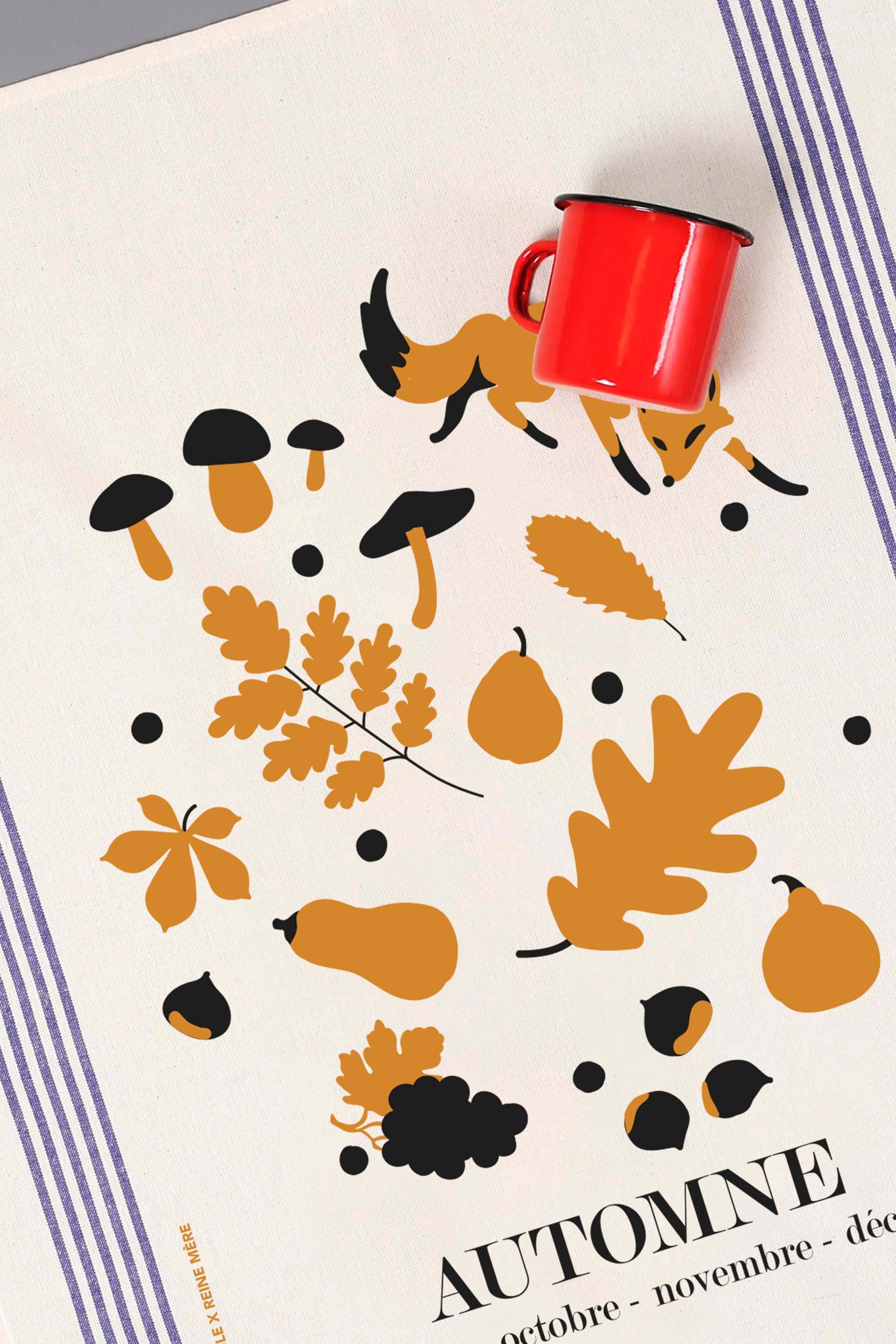 4 Saisons - Torchons en coton