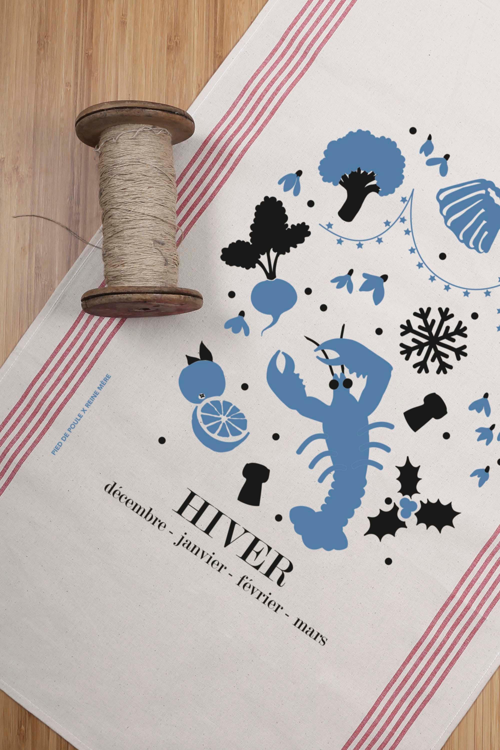 4 Saisons - Torchons en coton