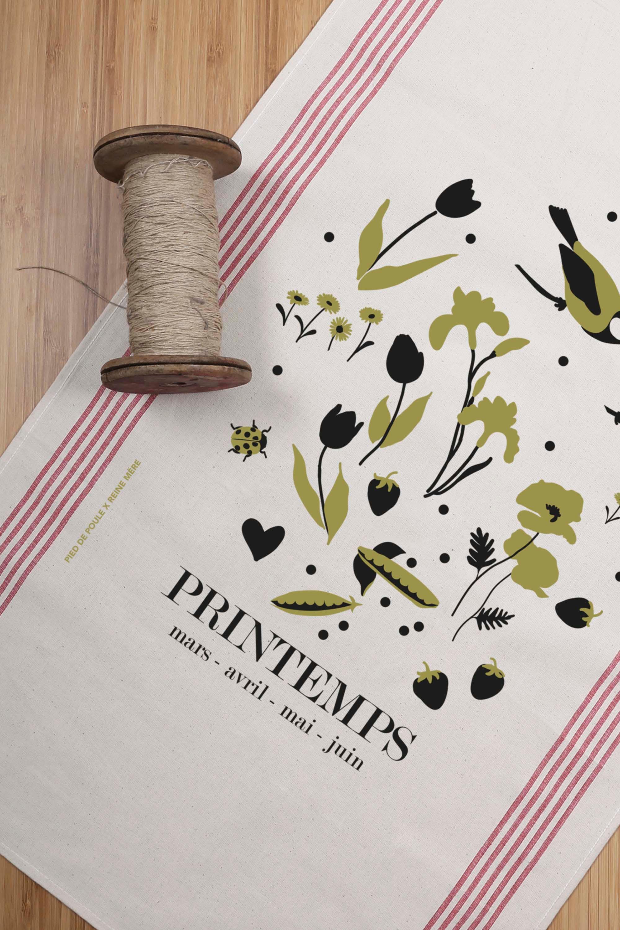 4 Saisons - Torchons en coton