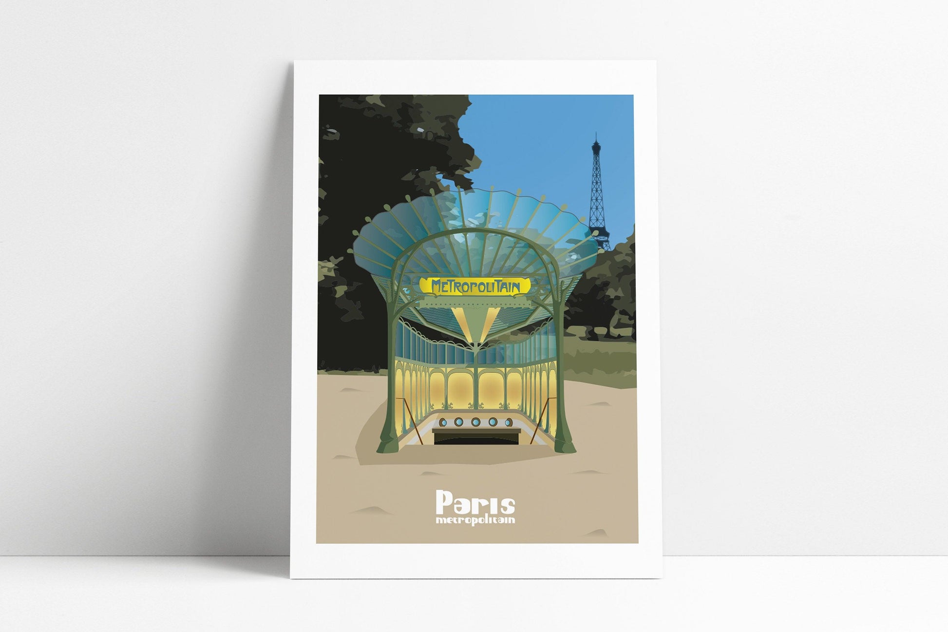 Affiche A3 - Collection Paris - Reine Mère