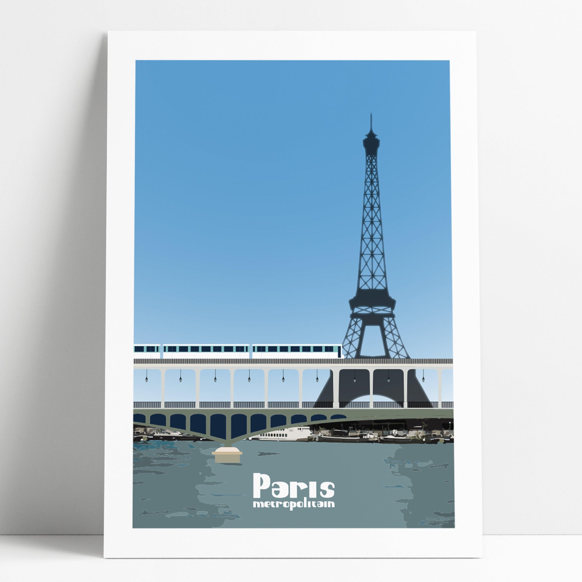 Affiche A3 - Collection Paris - Reine Mère