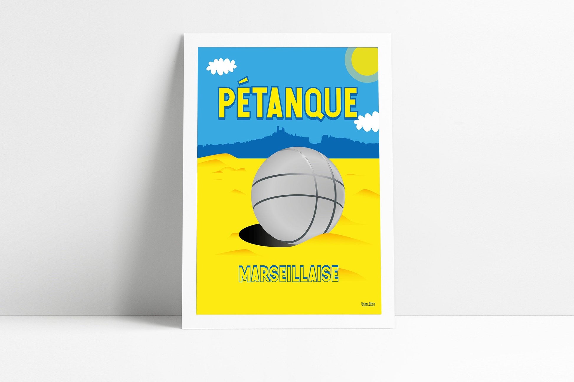 Affiche A3 - Collection Marseille - Reine Mère