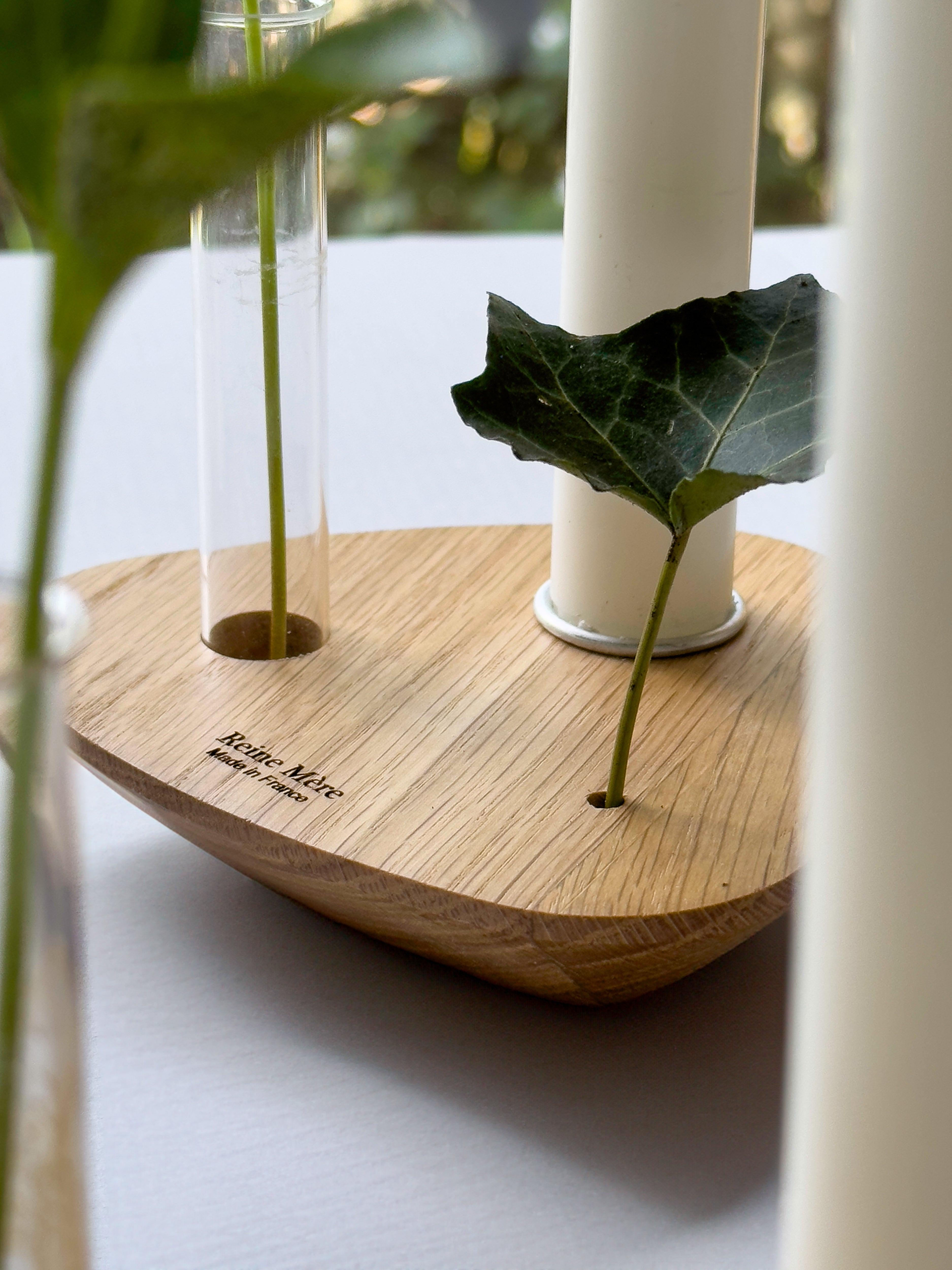 Archipel - Bougeoirs en chêne