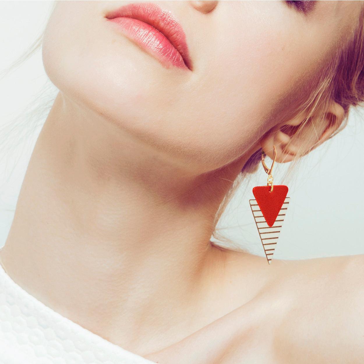 Boucles d'Oreilles - Collection Marinière - Reine Mère