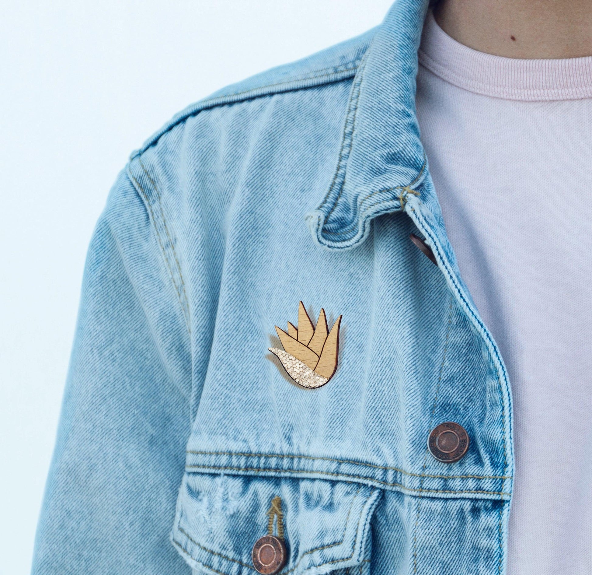 Broche - Collection Aloé - Reine Mère