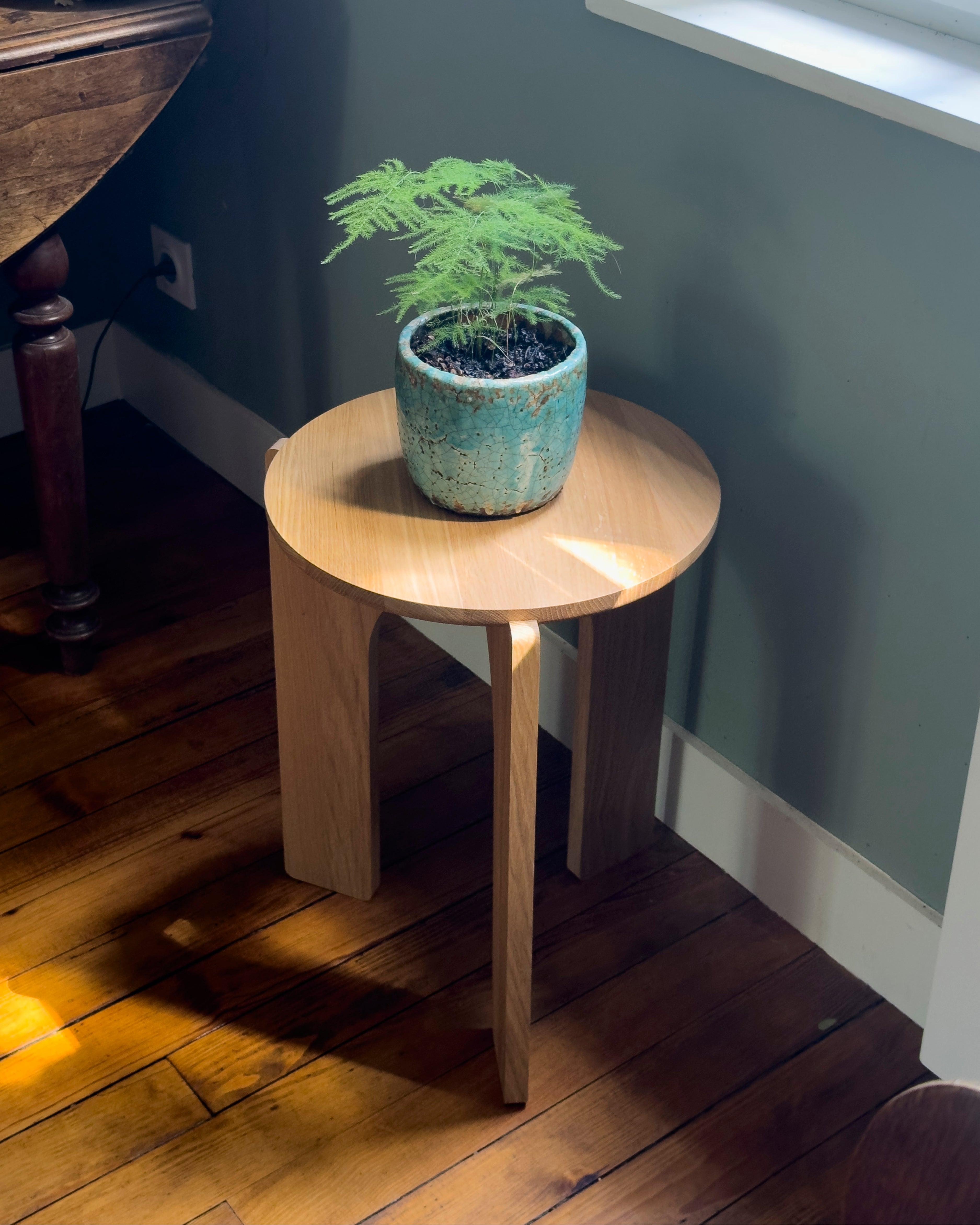 Arche - Bout de canapé en chêne