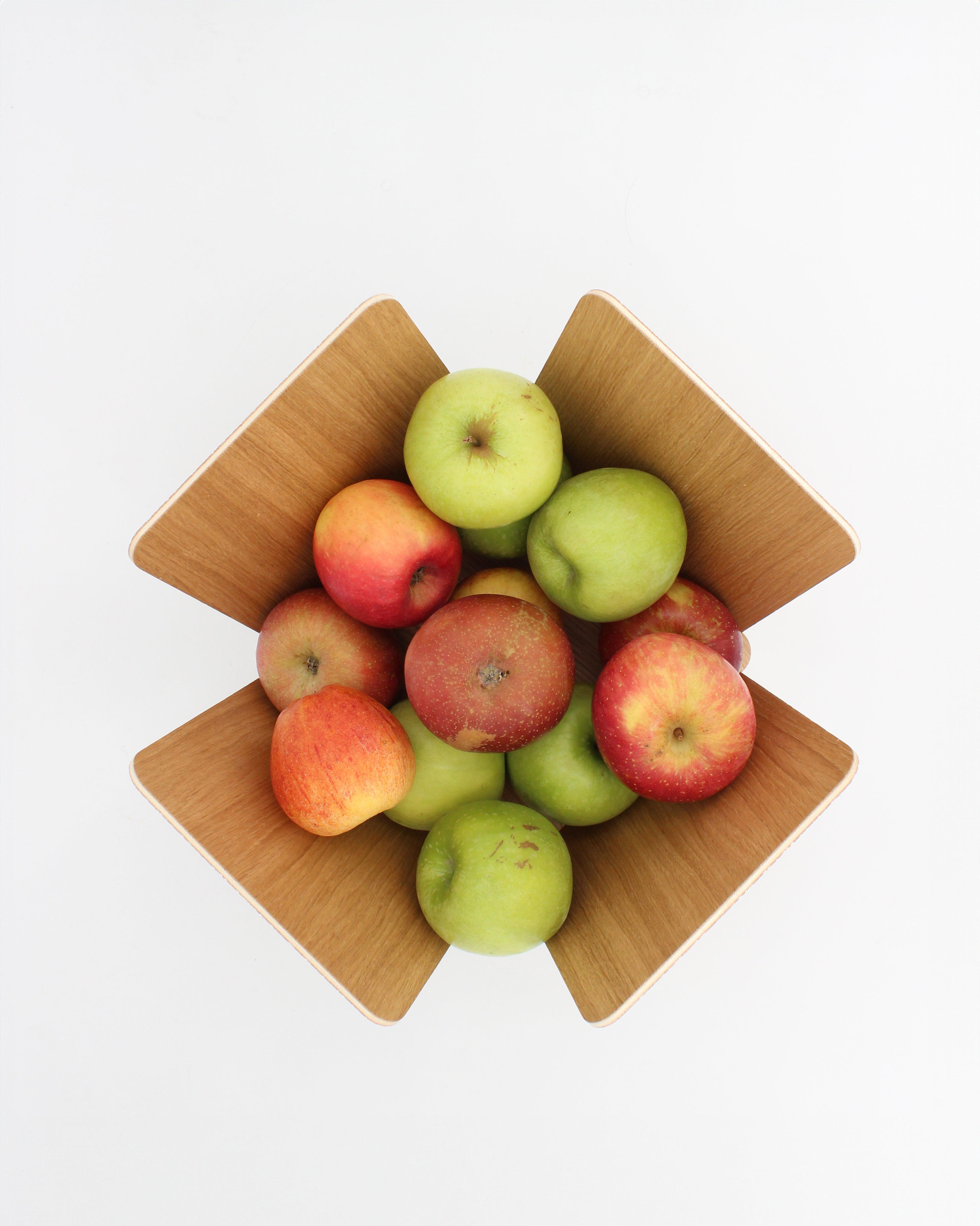 La Corbeille - Corbeille à fruit en multipli chêne