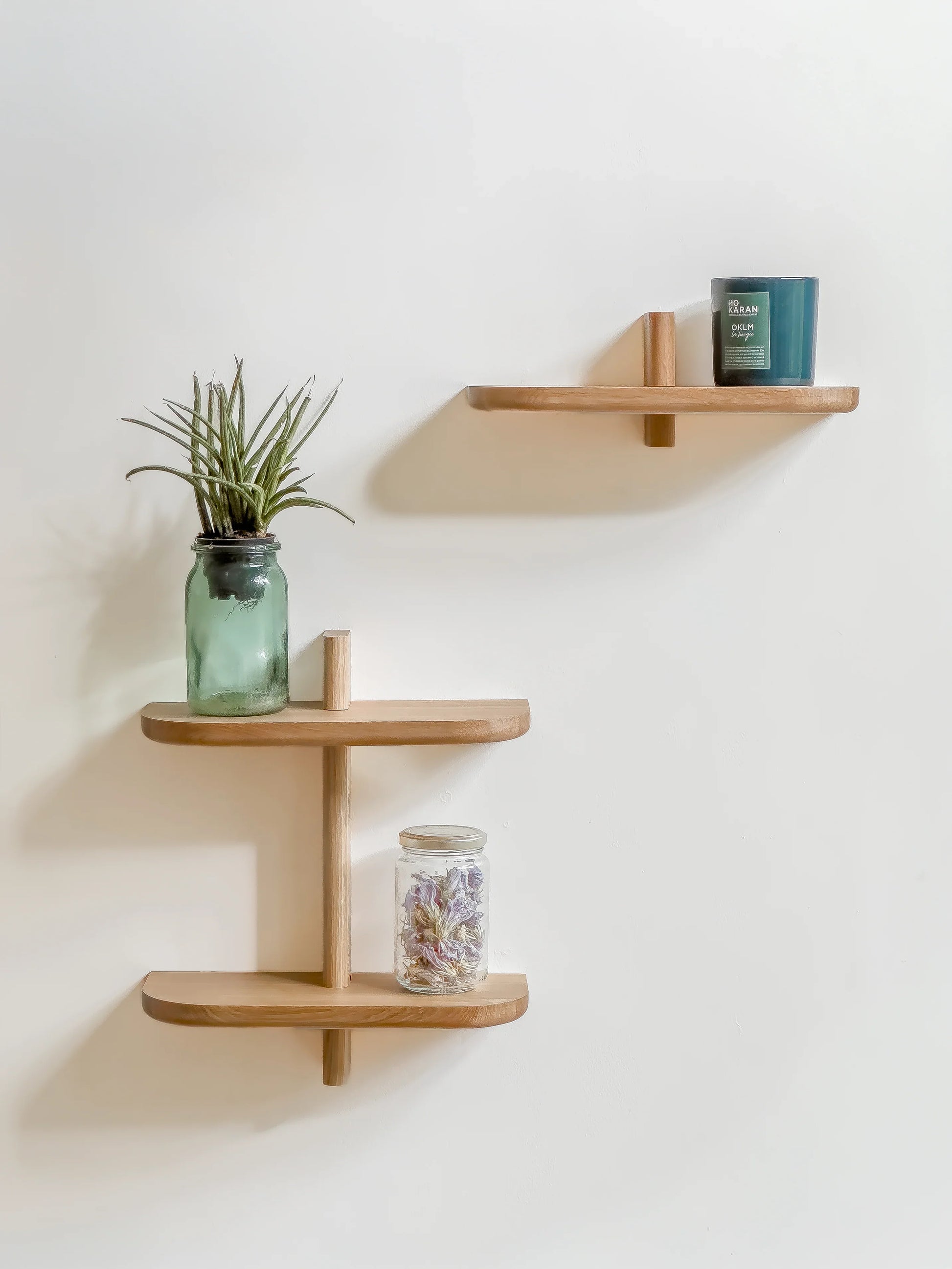 Étagère chêne massif Sentier