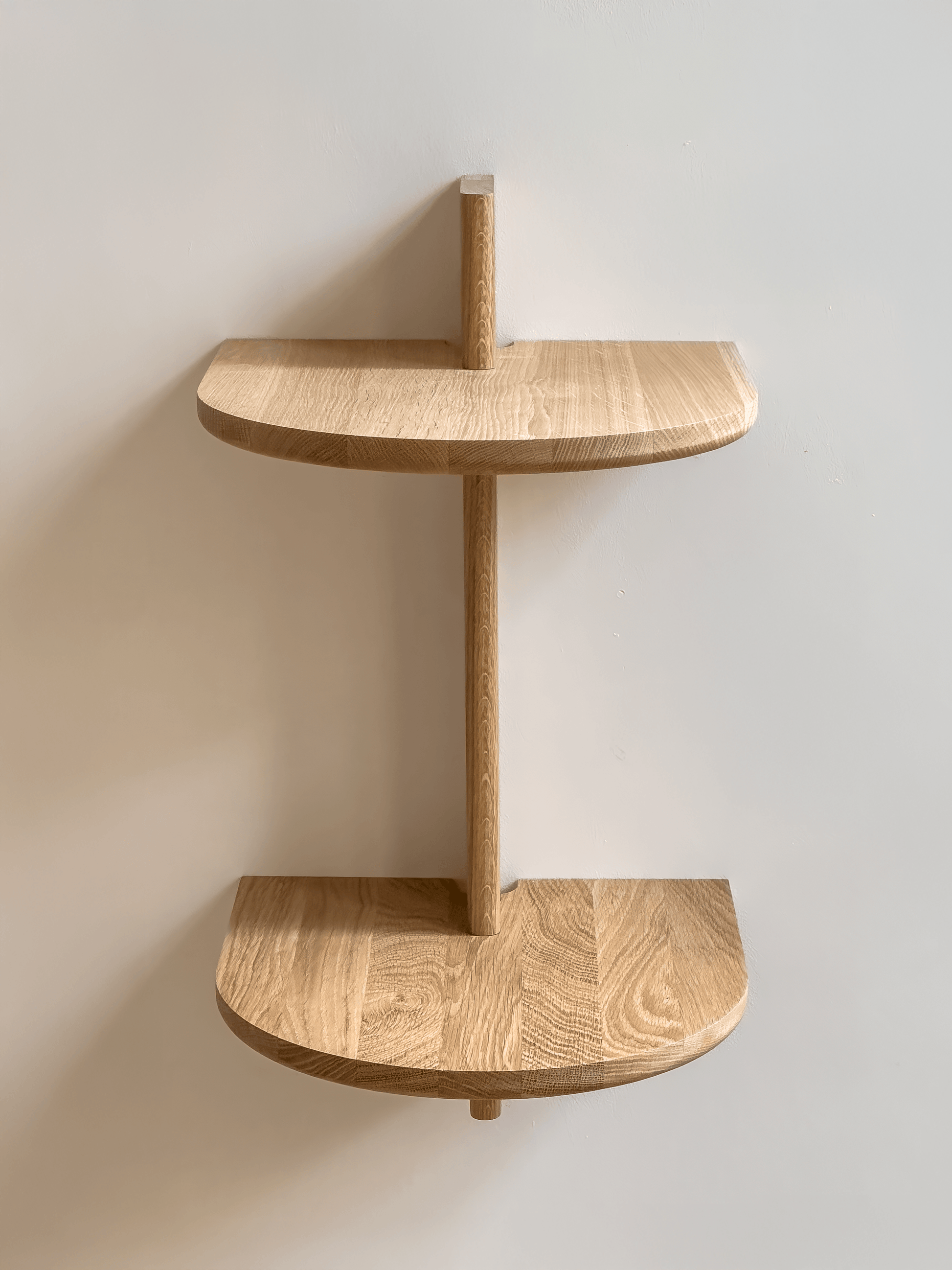 Etagere de chevet chêne Morphée double face