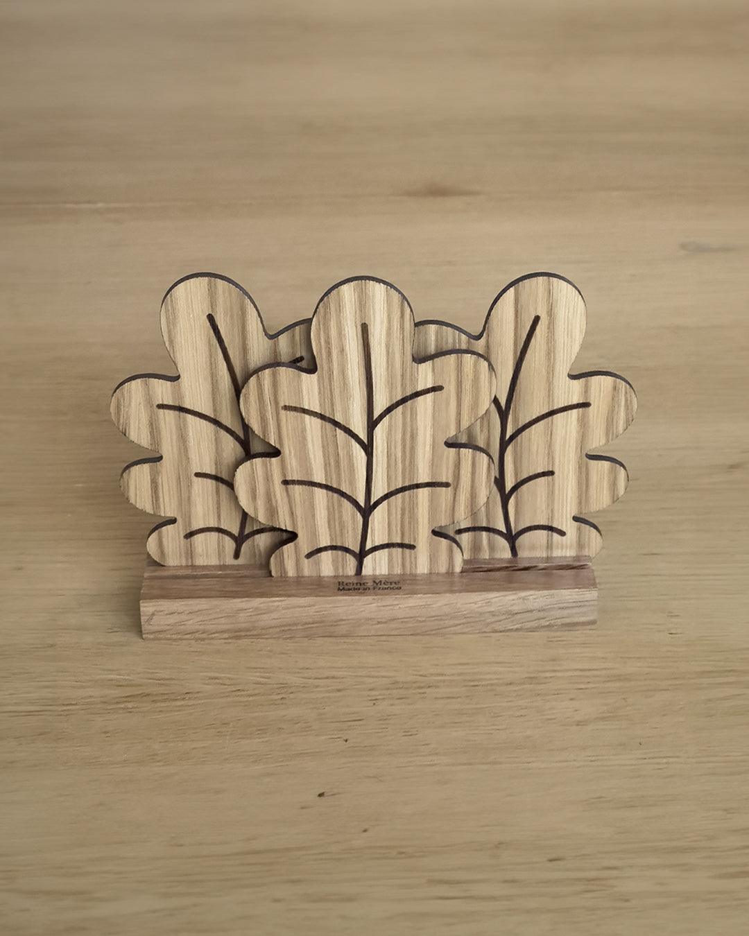 Dessous de verre - Feuillages