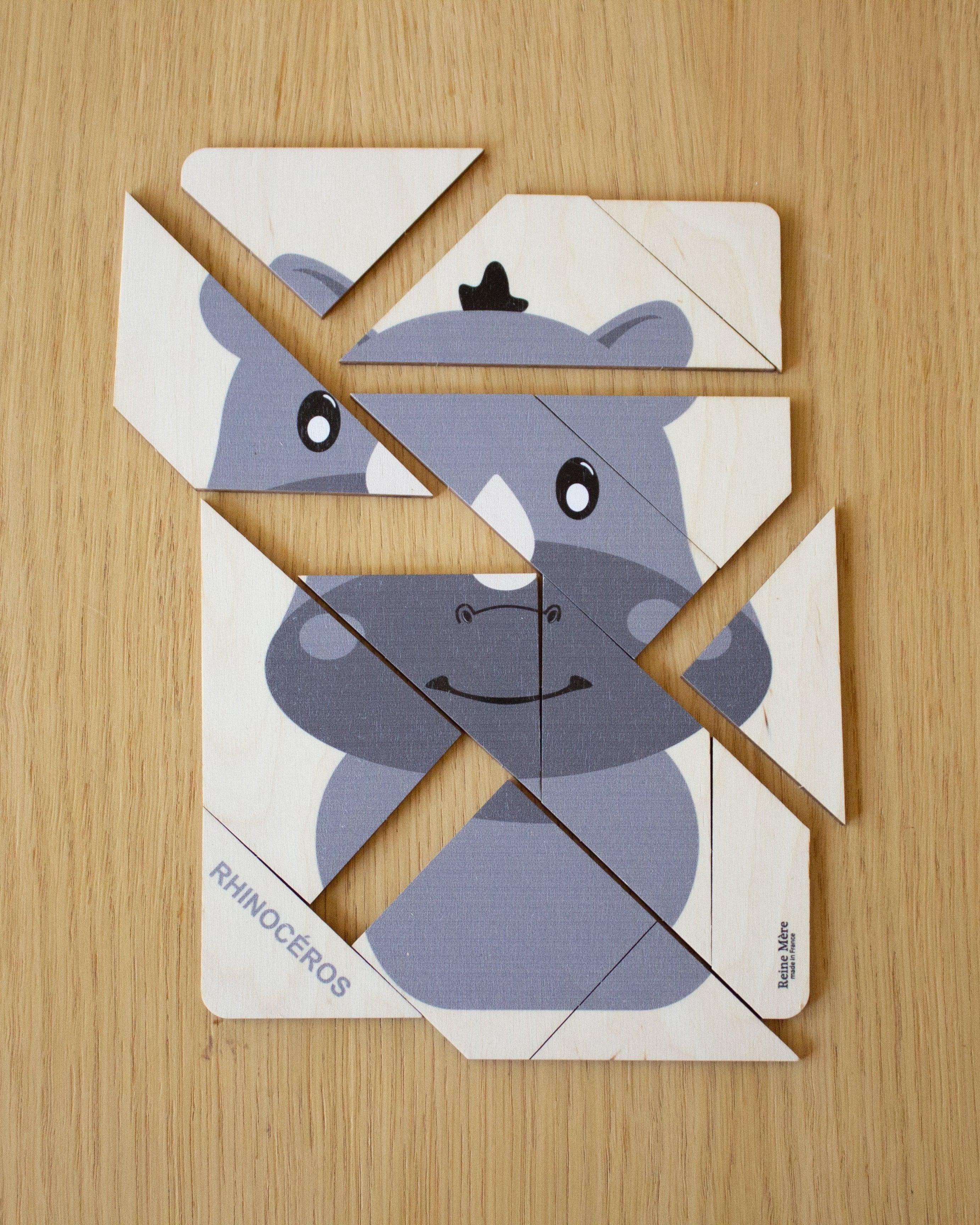 Tangram - 14 pièces - Reine Mère