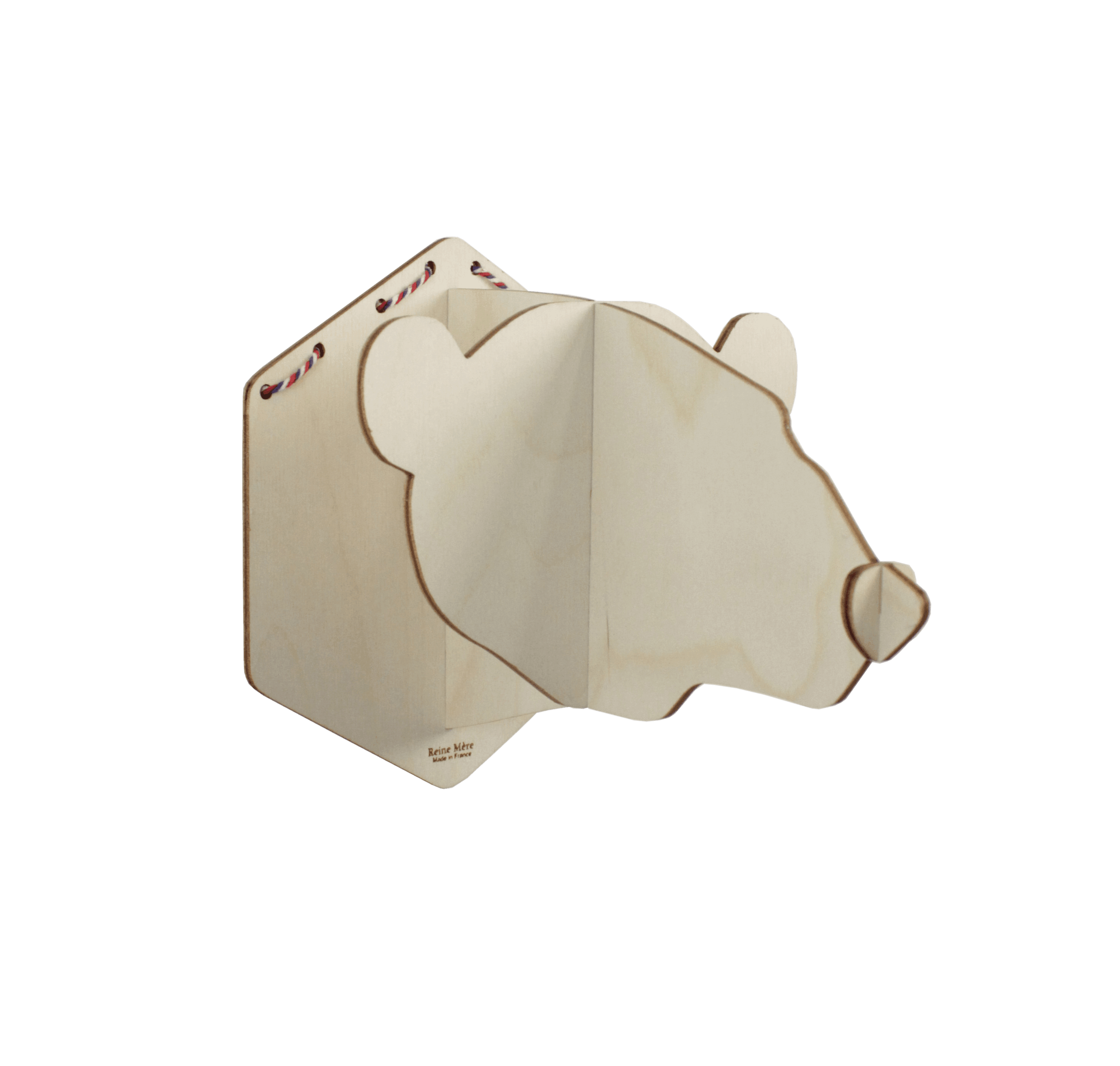 Trophées animaux en bois