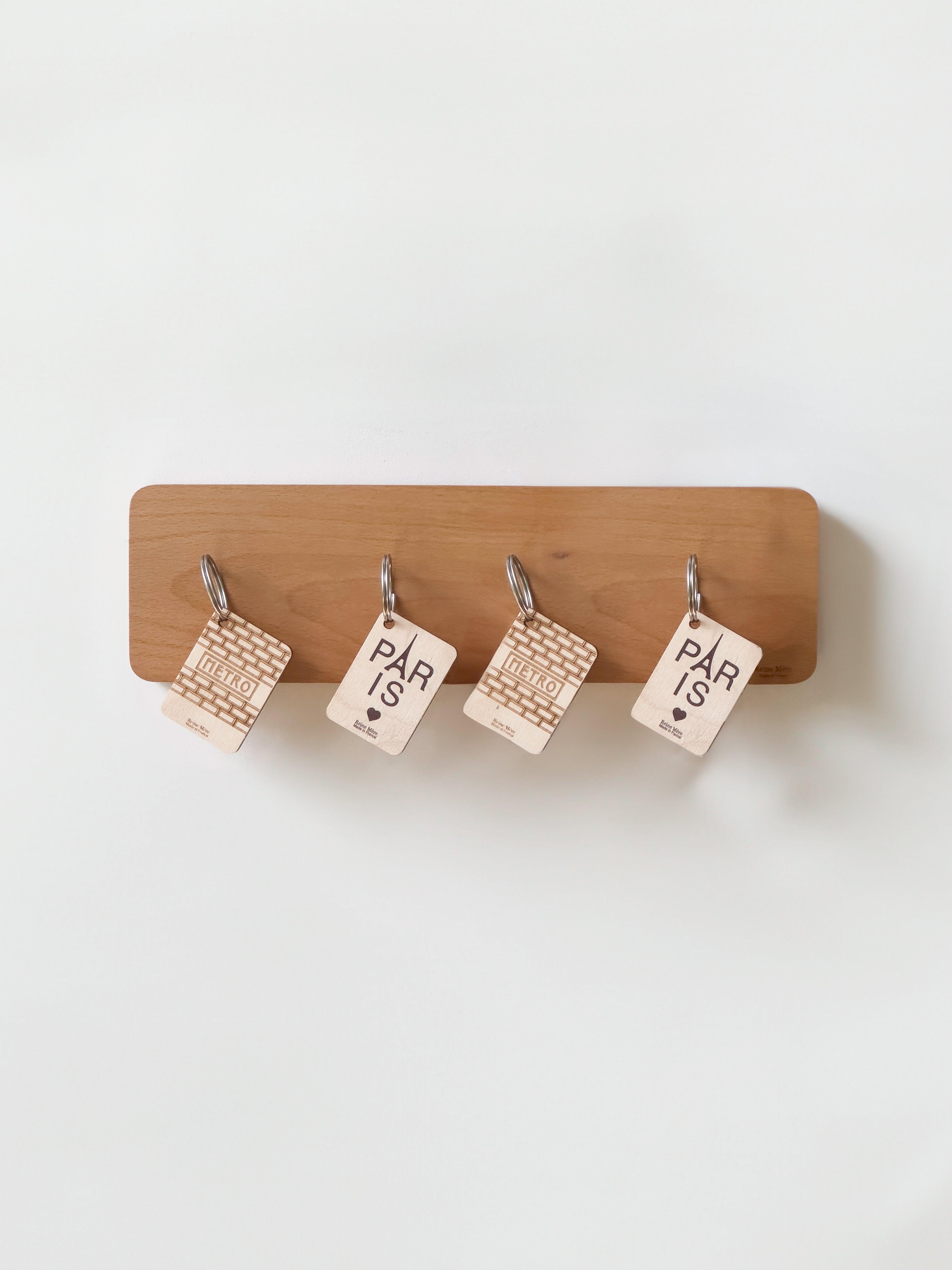 Newton - Porte-clés magnétiques en hêtre