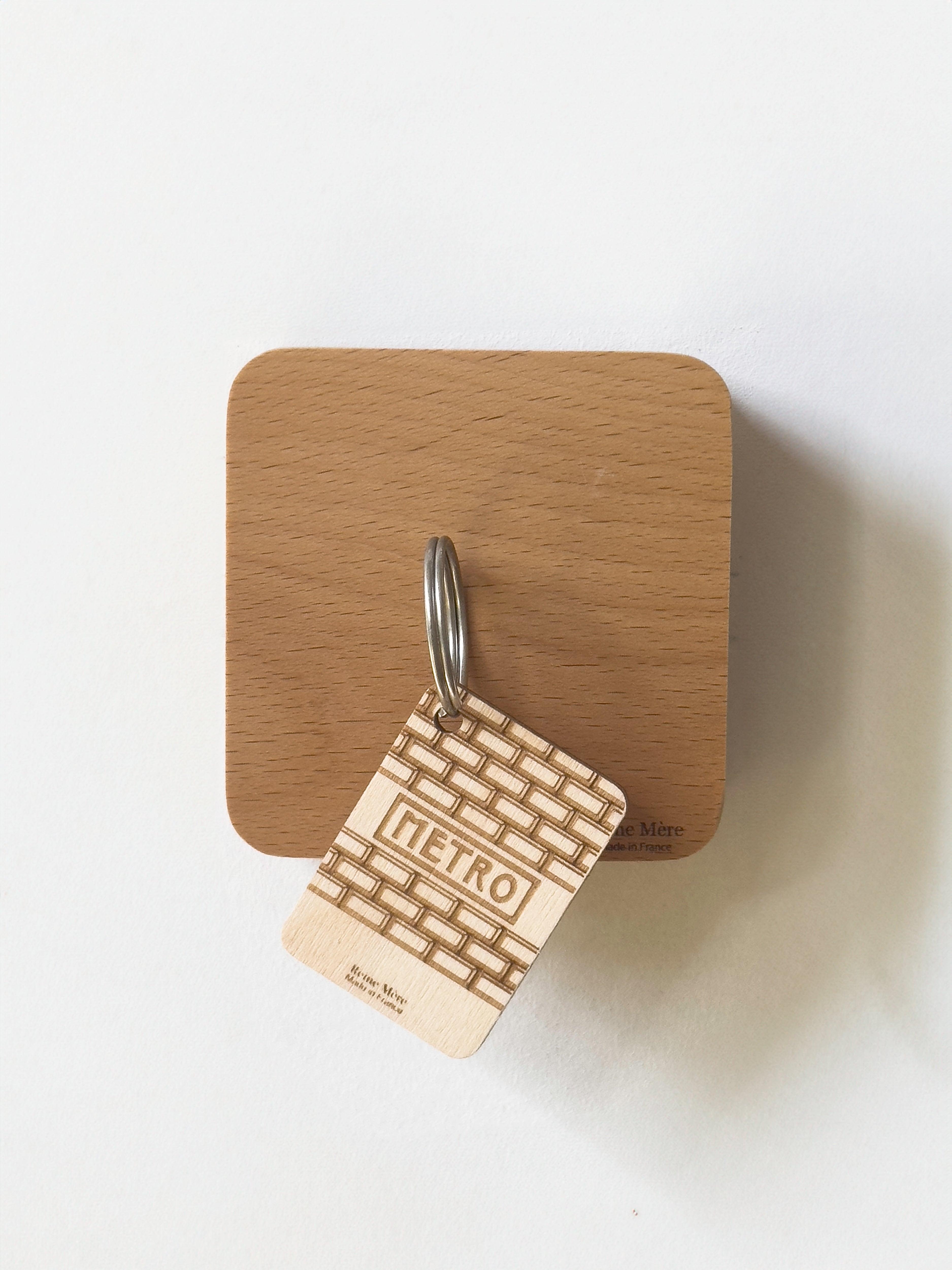 Newton - Porte-clés magnétiques en hêtre