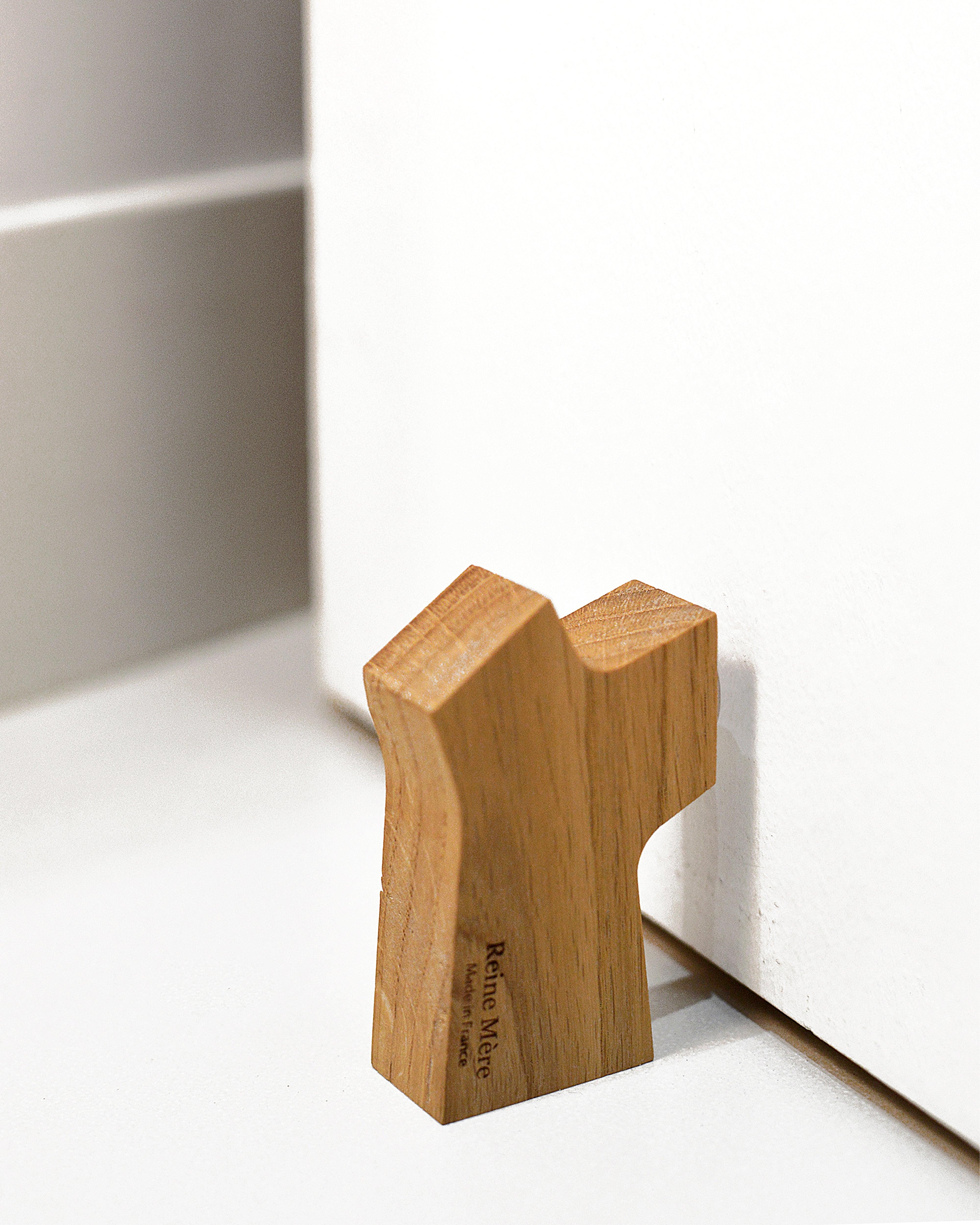 Racine - Patère et butée de porte en chêne