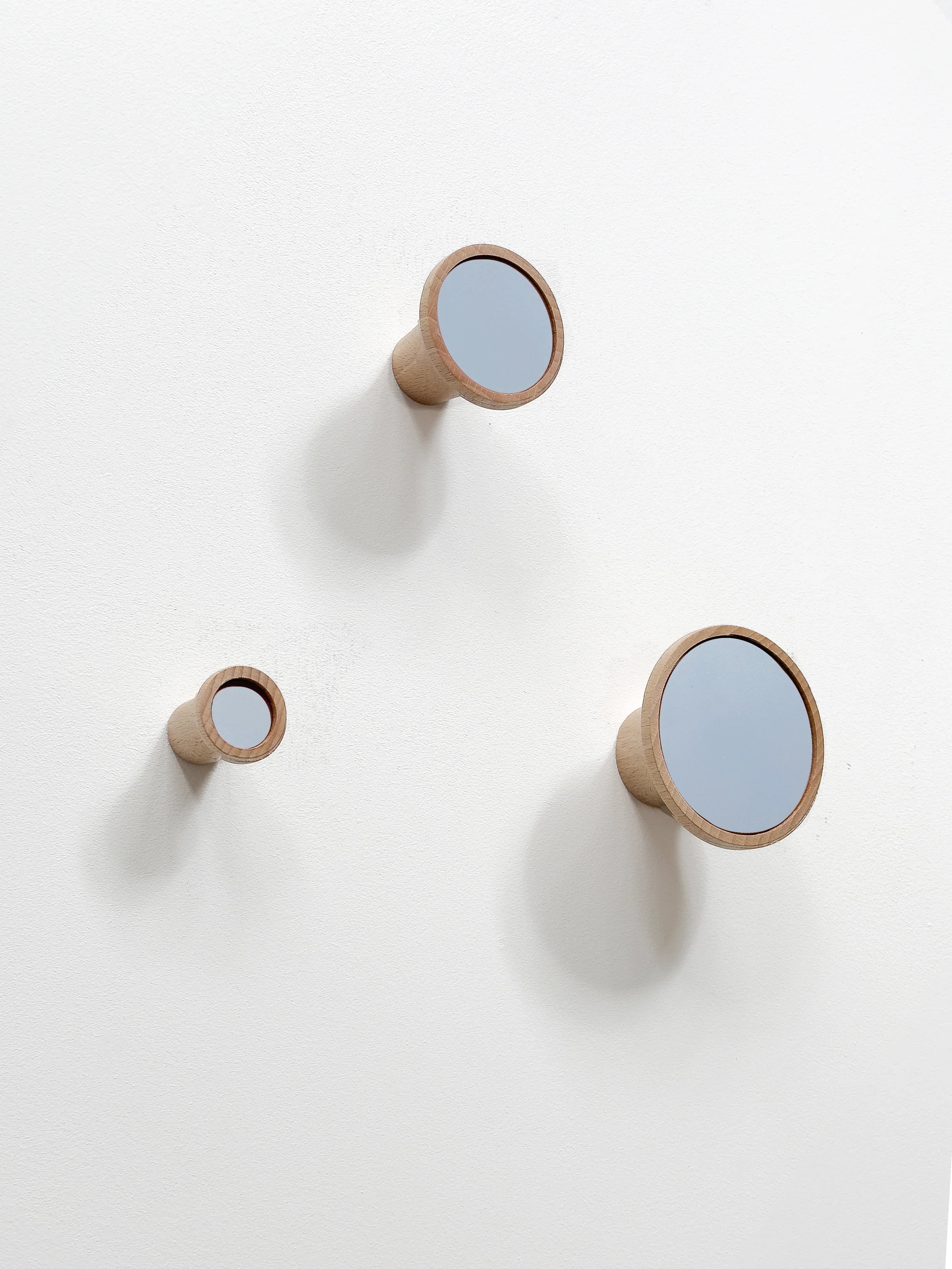 Set Clairon - Set de 3 patères en hêtre