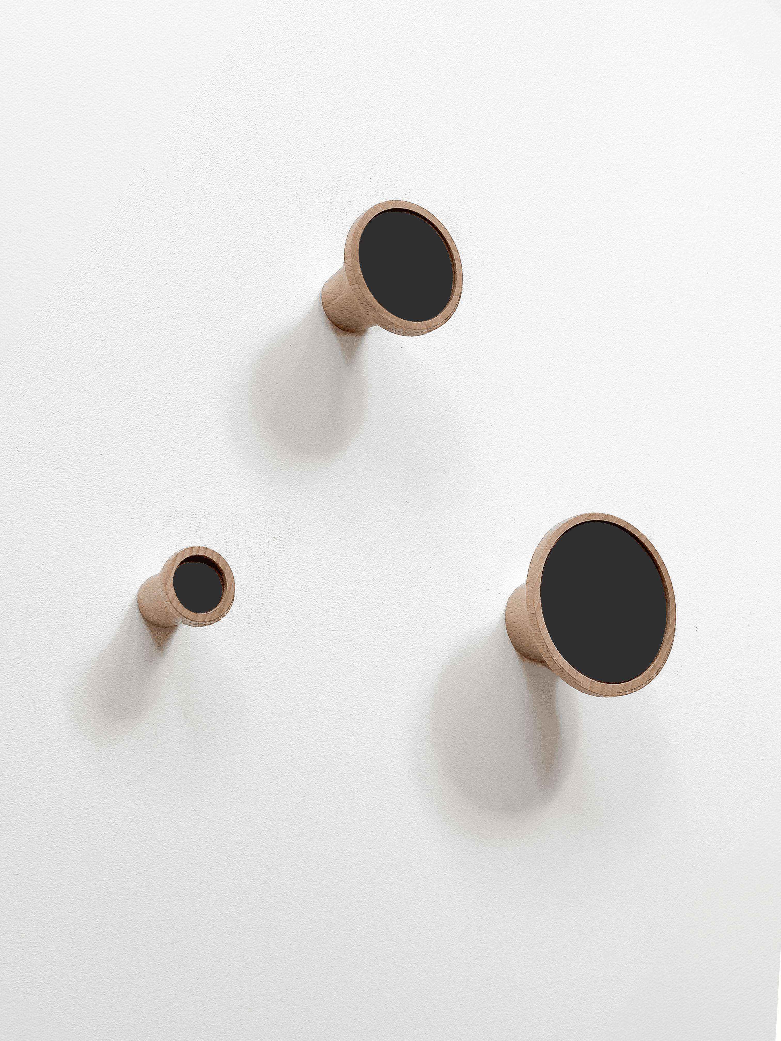 Set Clairon - Set de 3 patères en hêtre