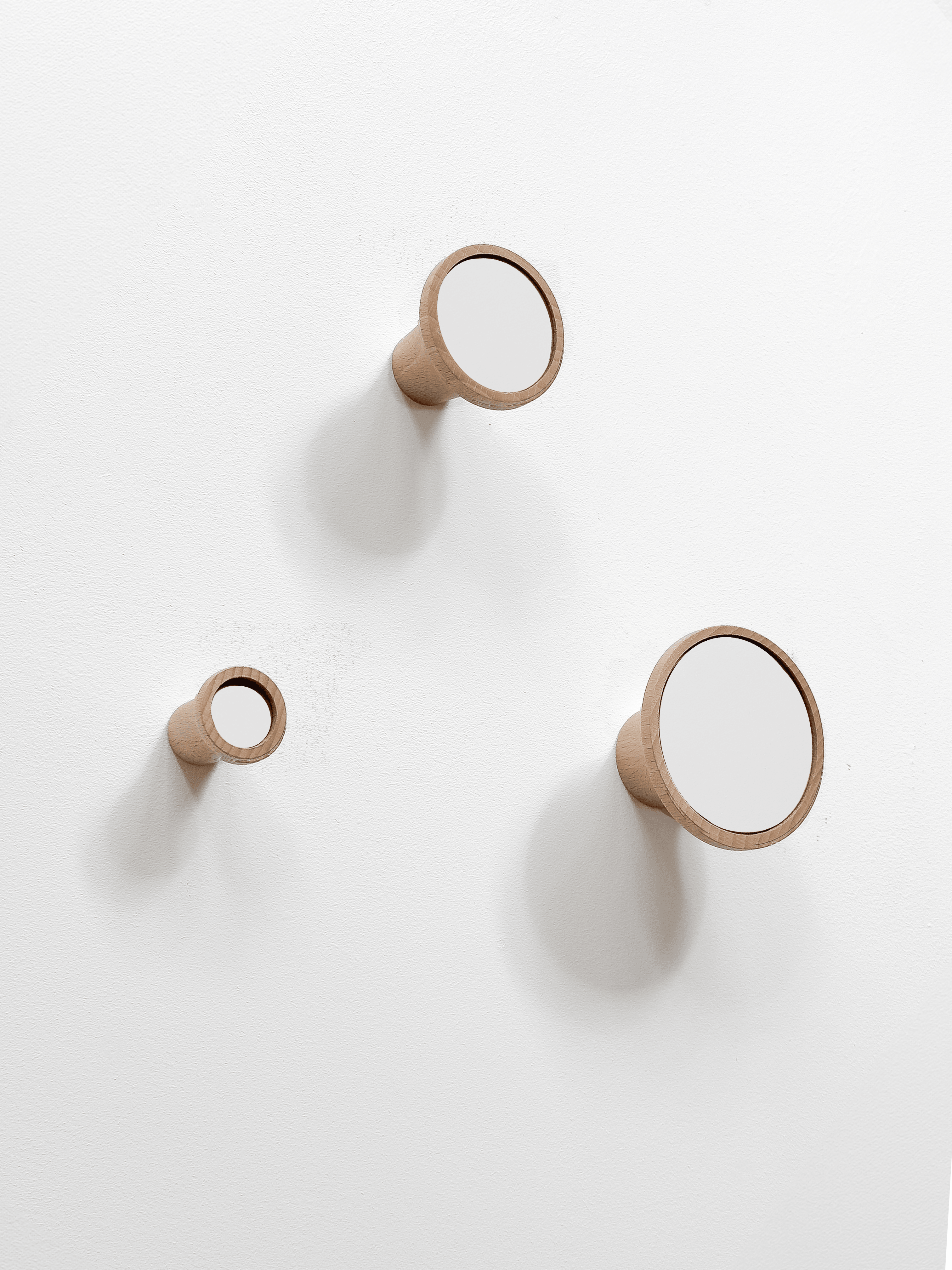 Set Clairon - Set de 3 patères en hêtre