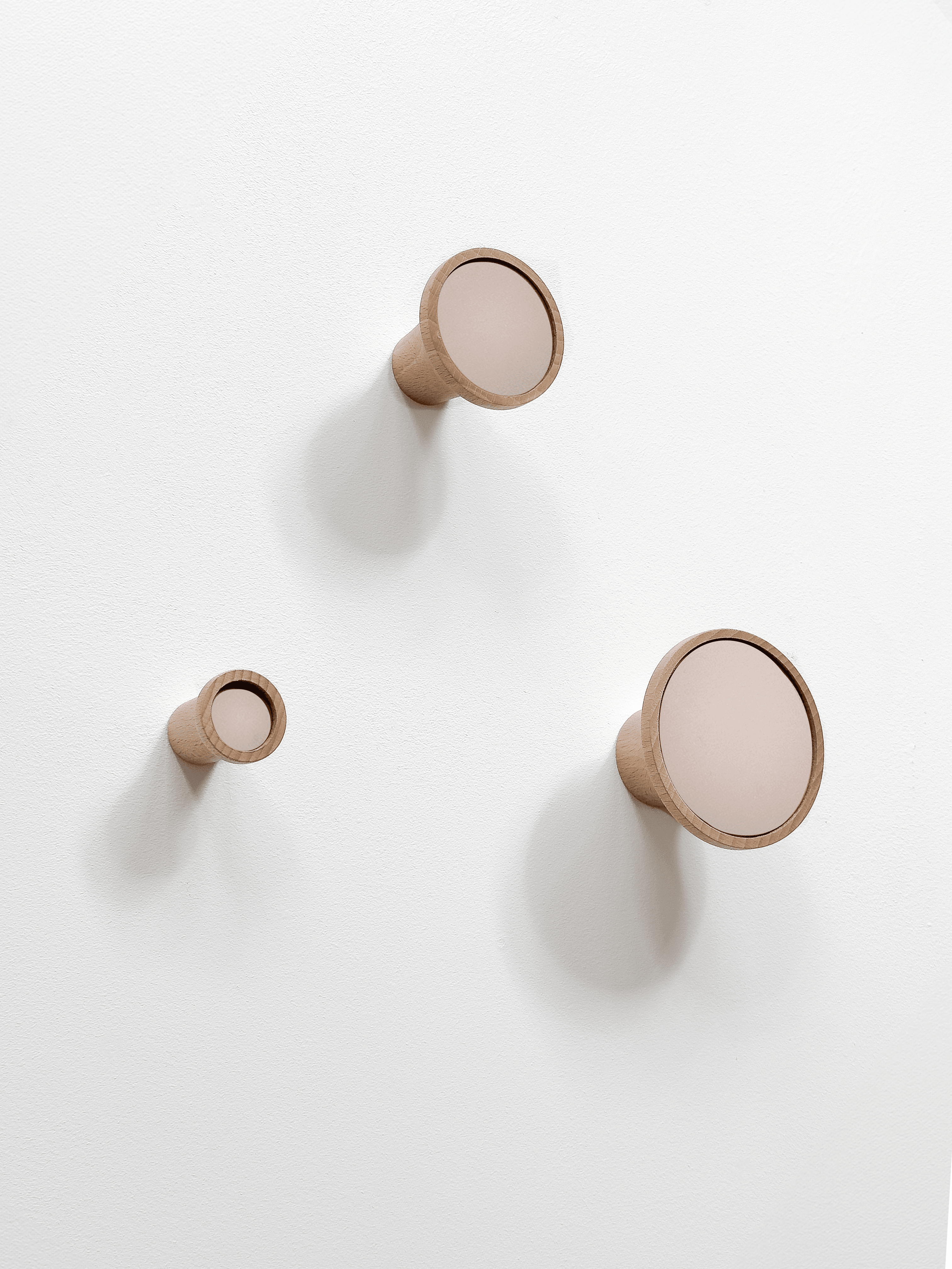 Set Clairon - Set de 3 patères en hêtre