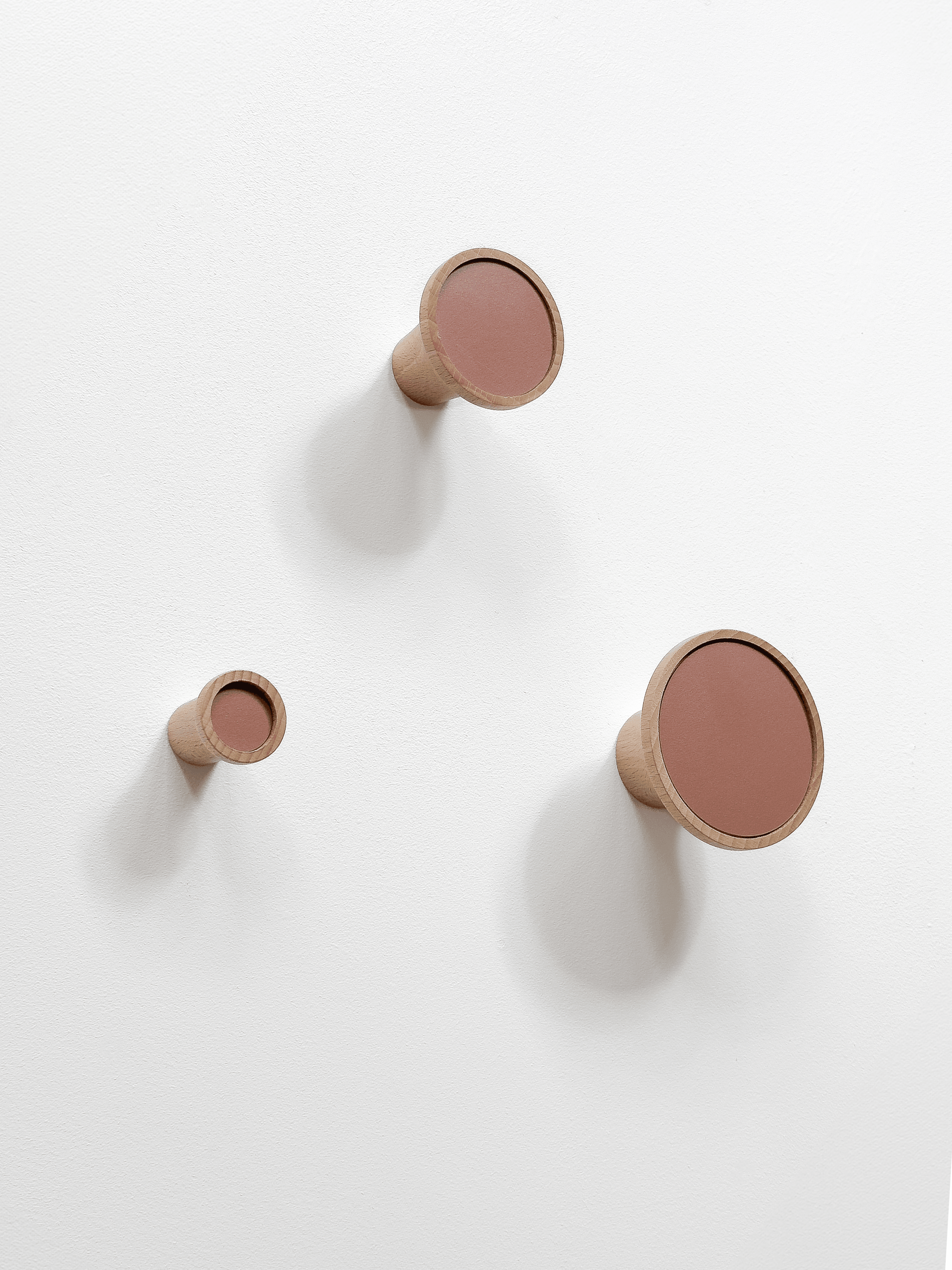 Set Clairon - Set de 3 patères en hêtre