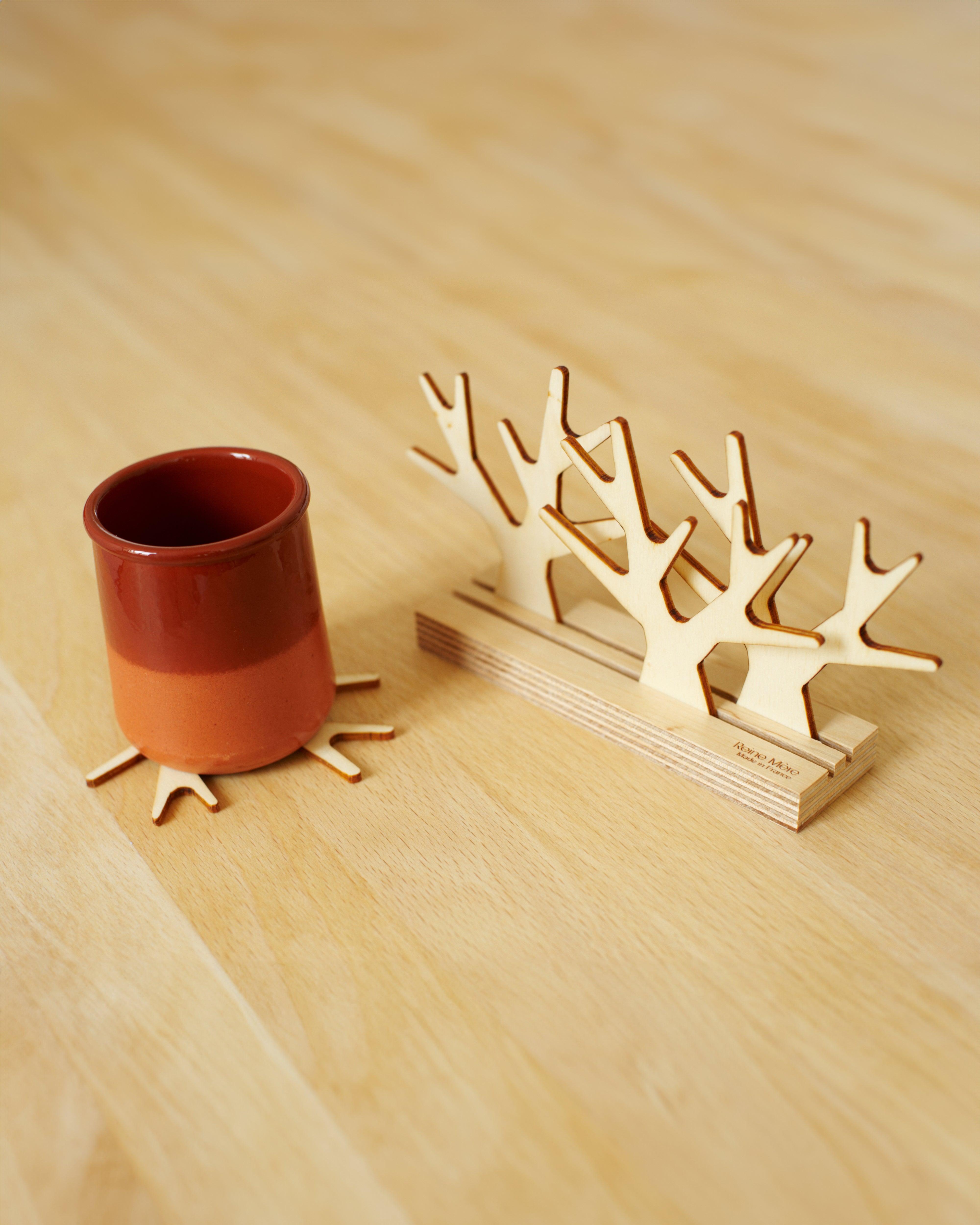 Dessous de verre - Sous-bois