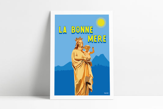 Affiche A3 - Collection Marseille - Reine Mère