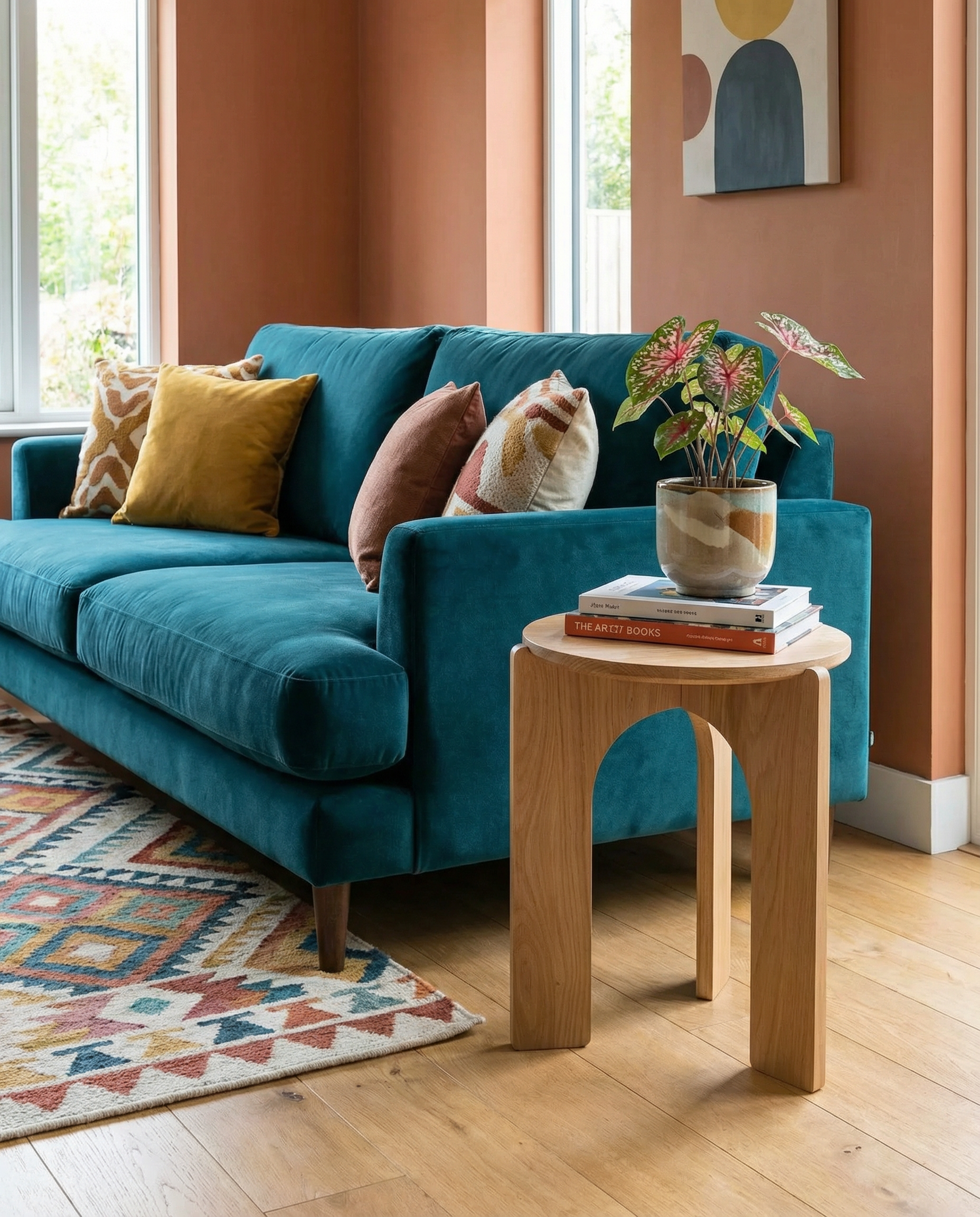 Arche - Table d'appoint en chêne