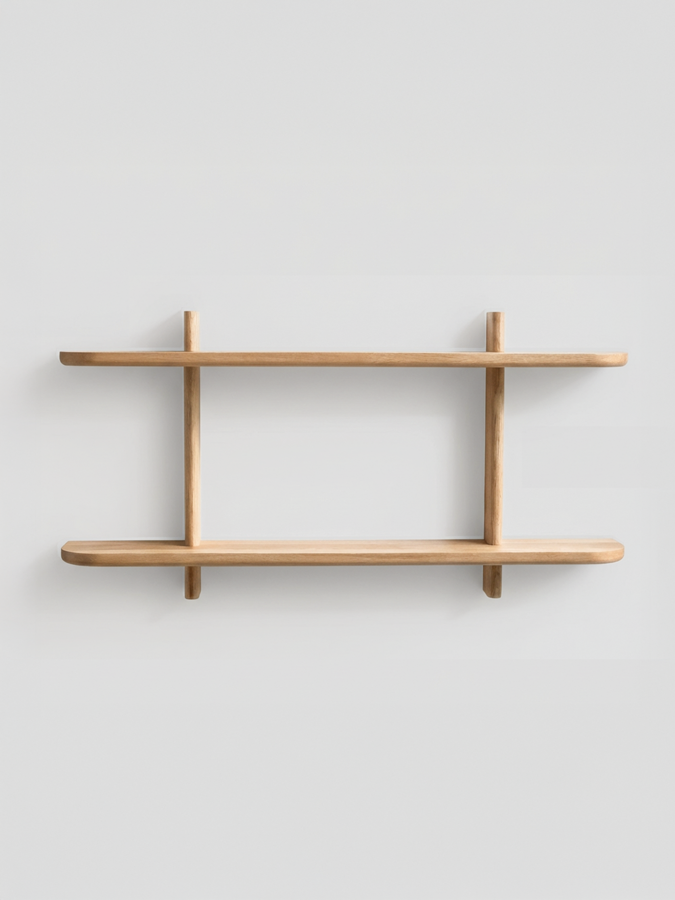 Petit & Grand Sentier - Étagères simples et doubles en chêne massif