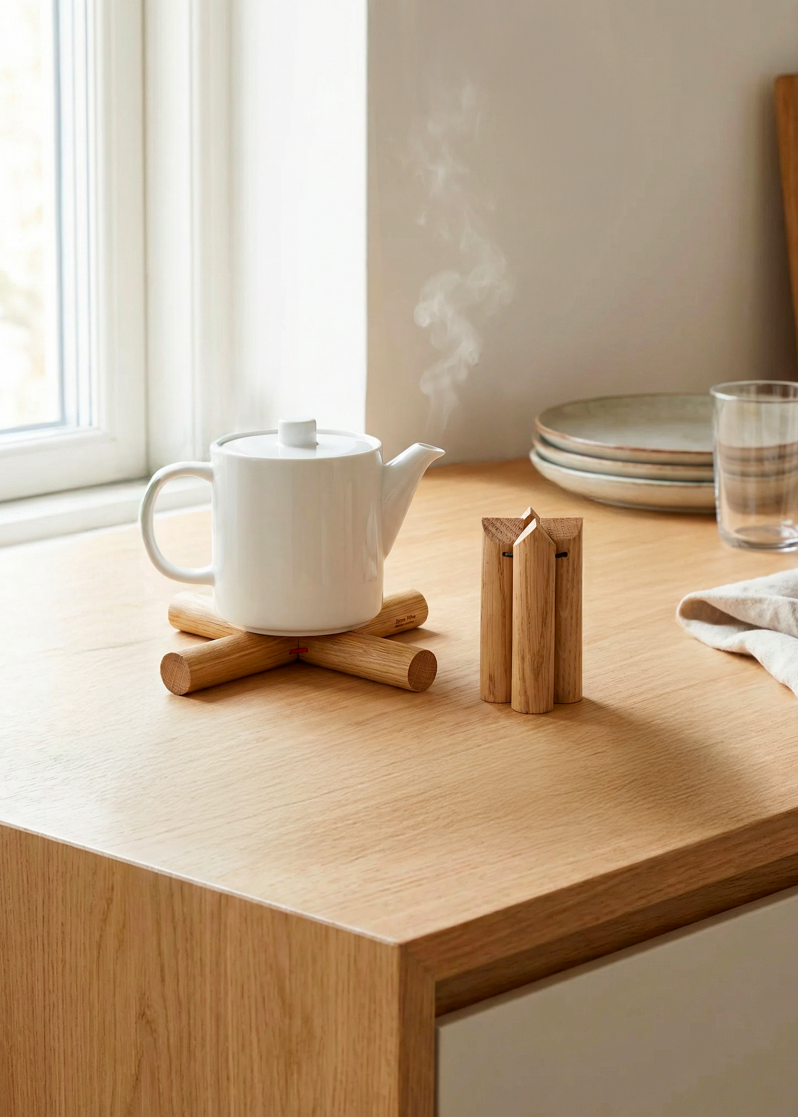 Fagot - Dessous de plat en chêne massif