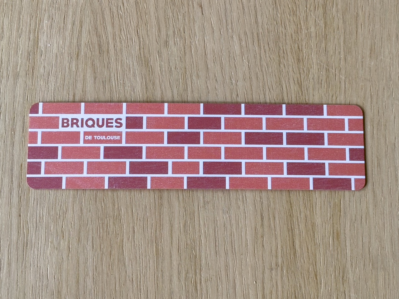 Marque-page - Briques