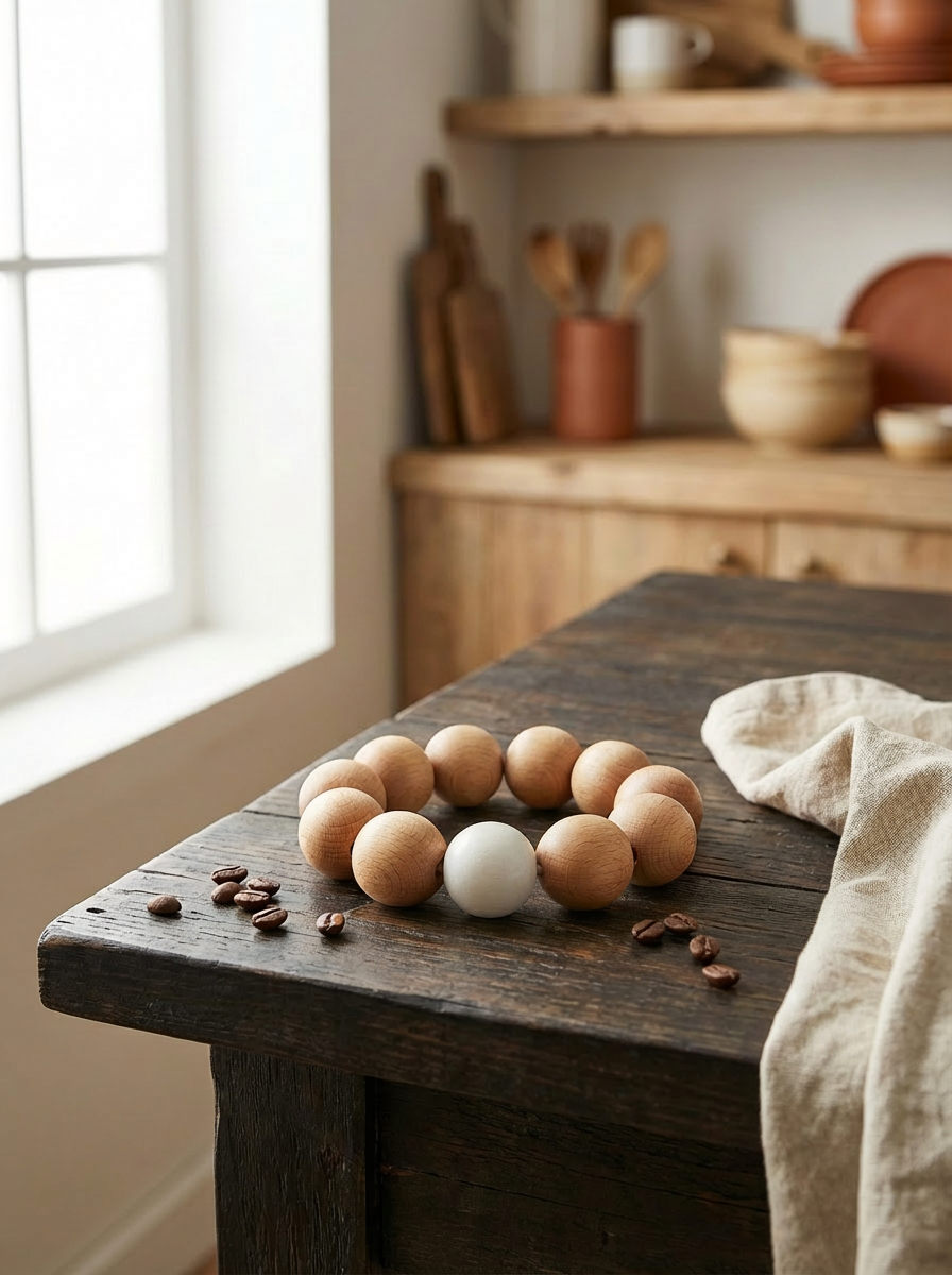 Nid - Dessous de plat en billes de hêtre massif