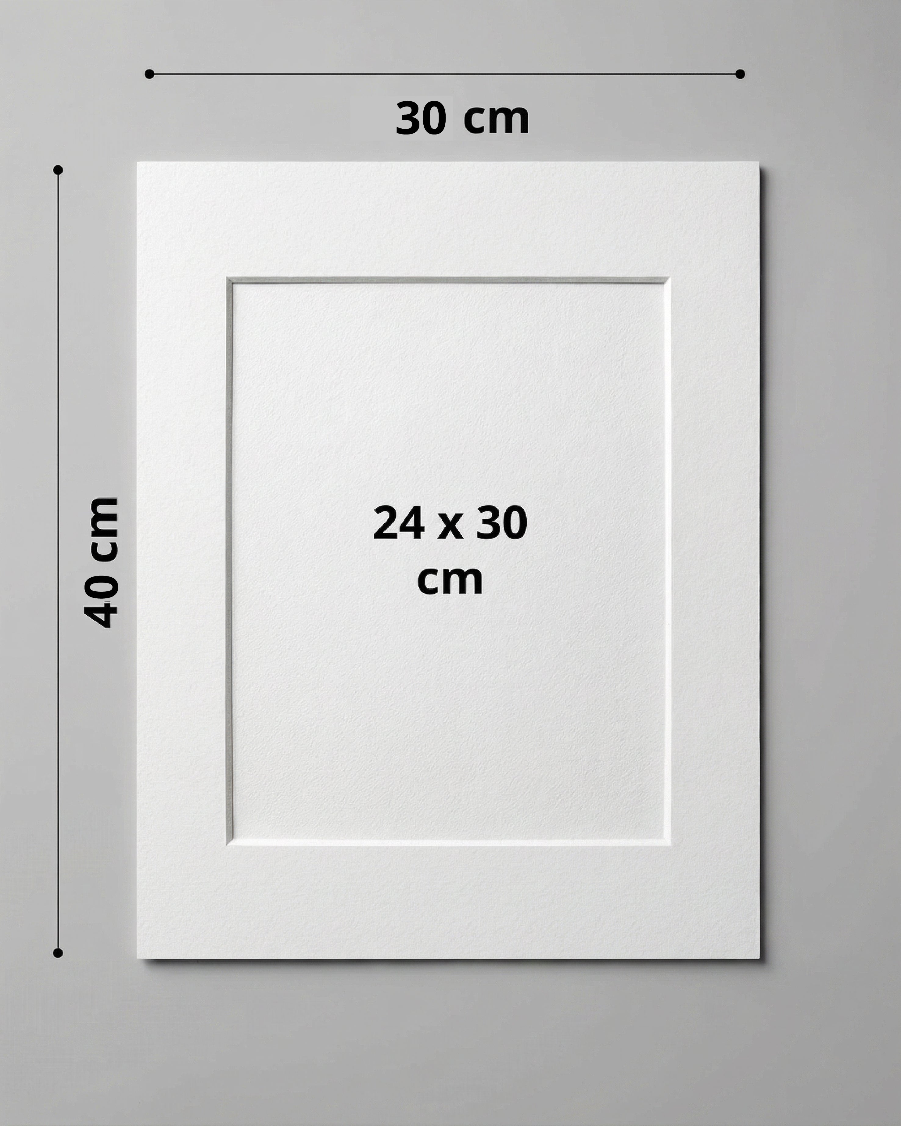 Passe-Partout Blanc Standard (6 tailles)
