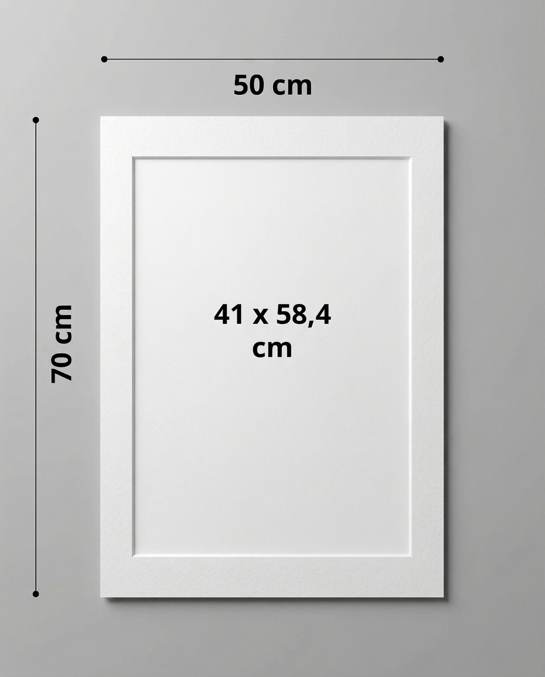 Passe-Partout Blanc Standard (6 tailles)