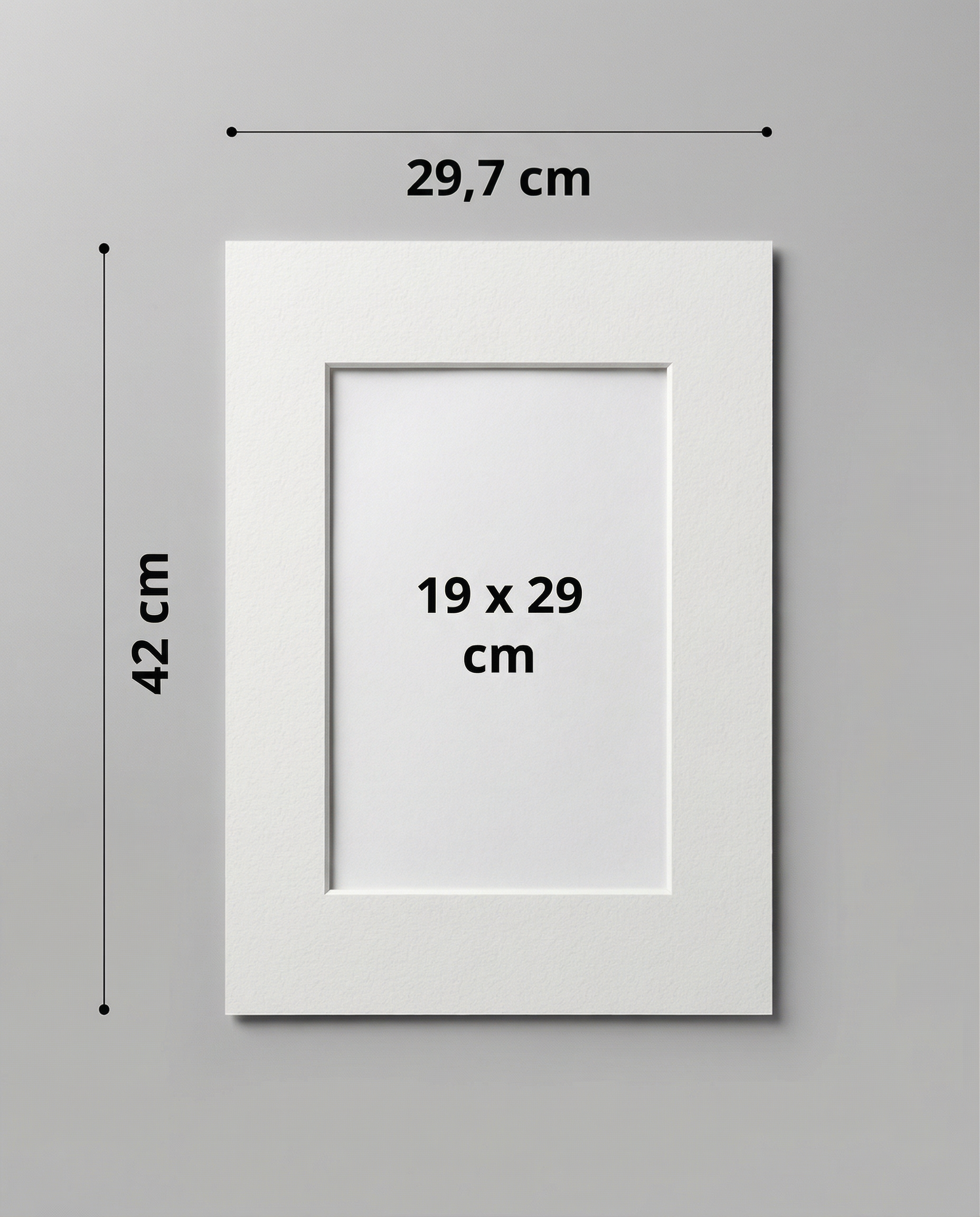 Passe-Partout Blanc Standard (6 tailles)