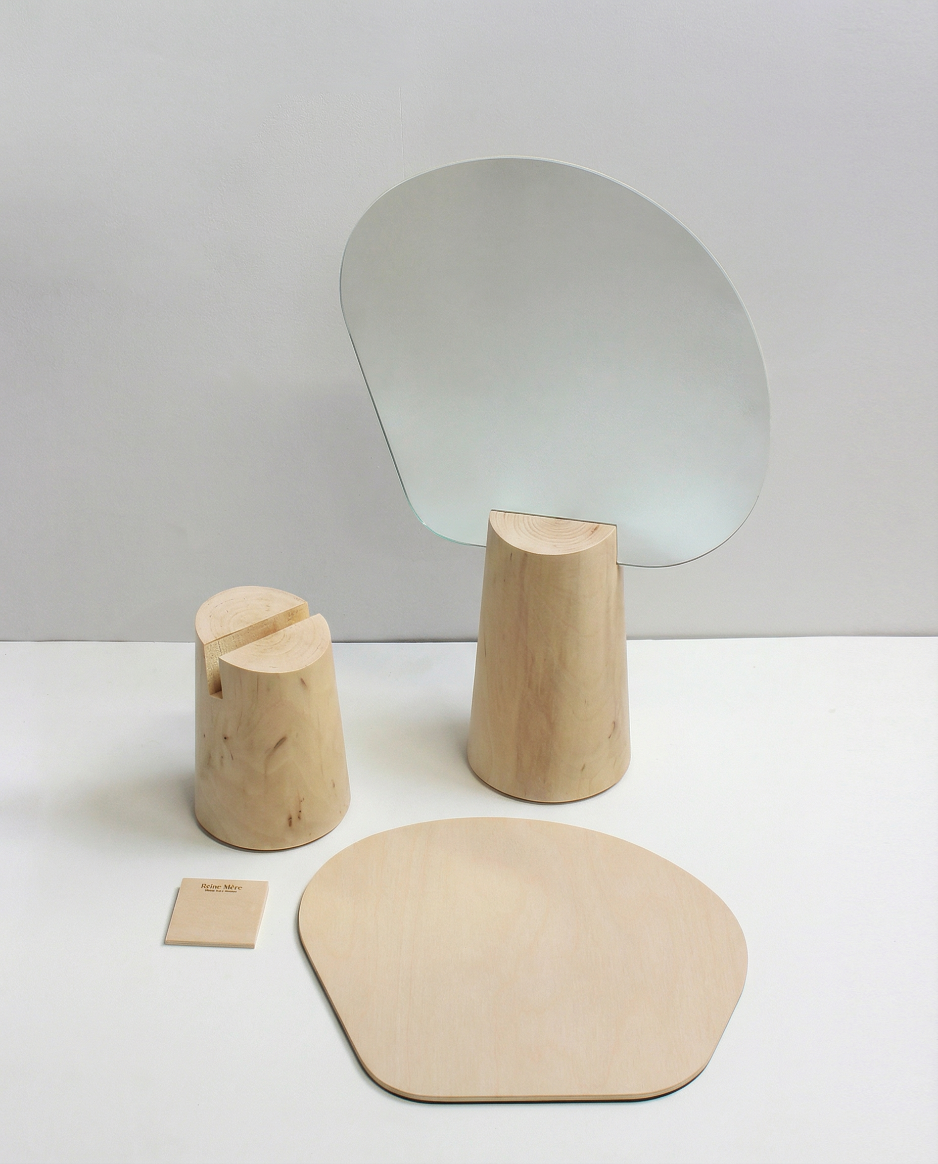 Ping Pong - Miroir à poser en tilleul