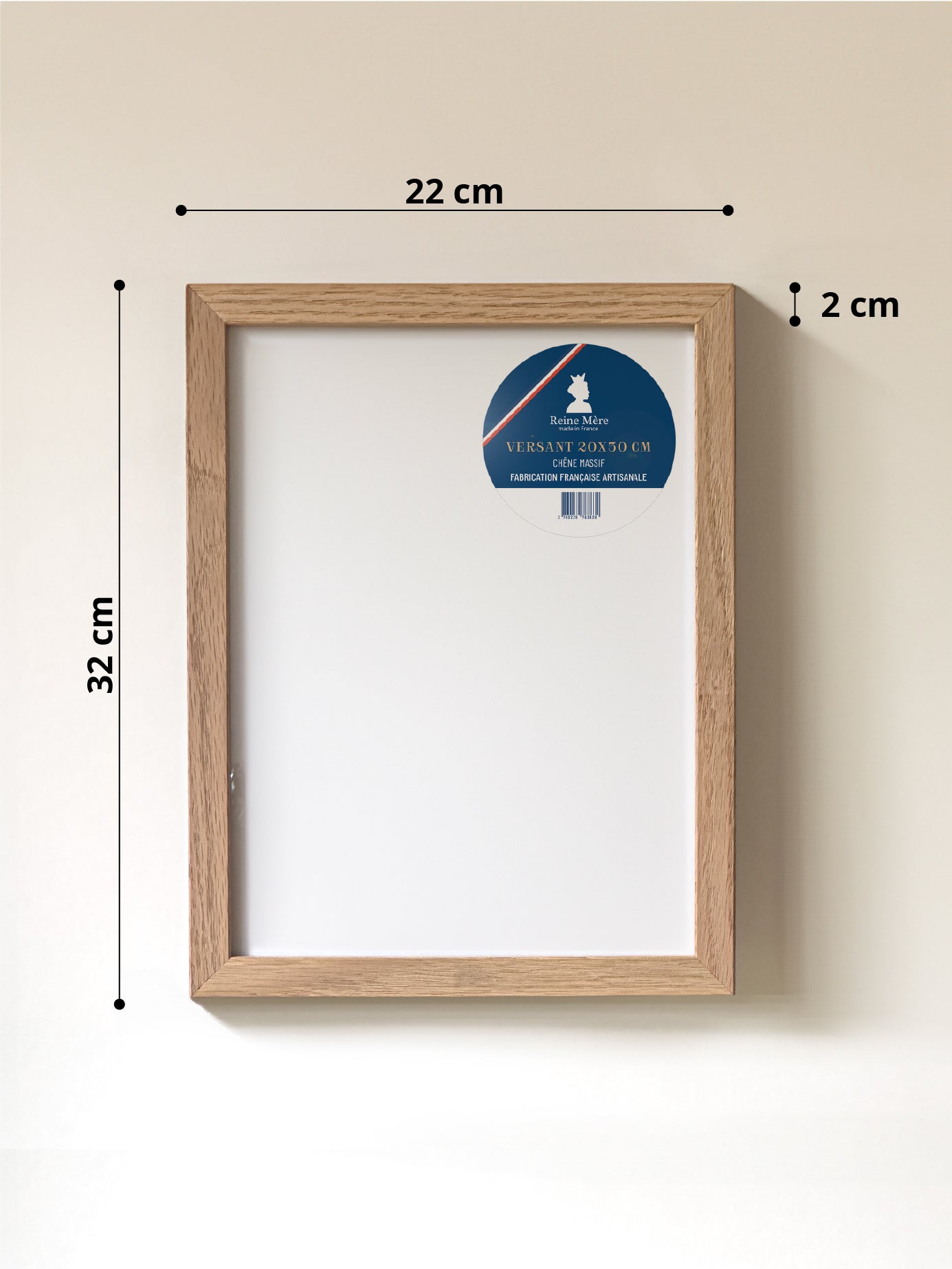 Versant - Cadre en chêne massif