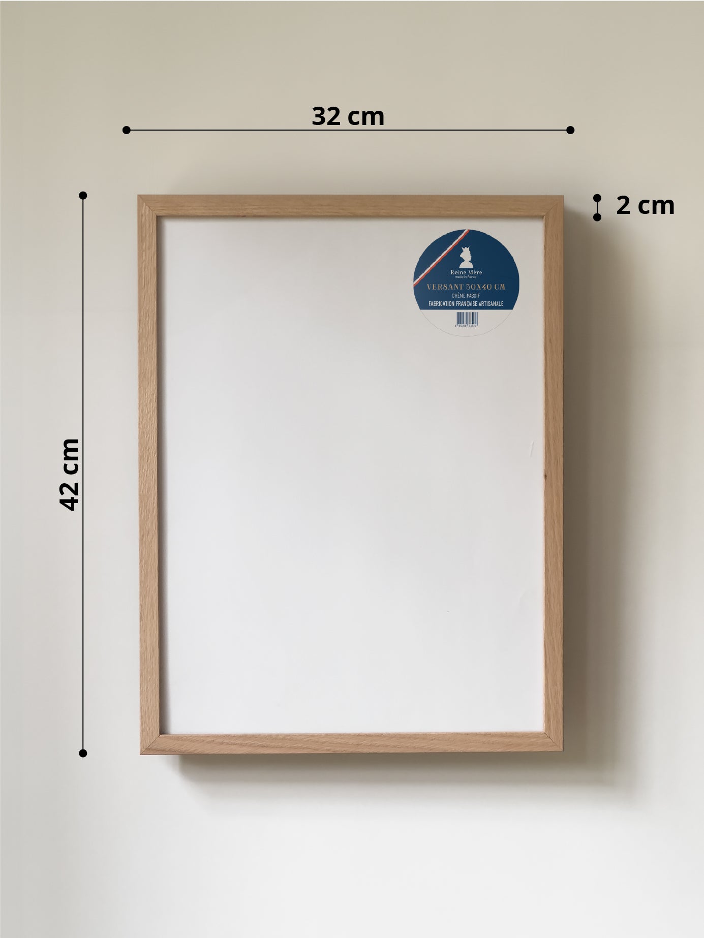 Versant - Cadre en chêne massif