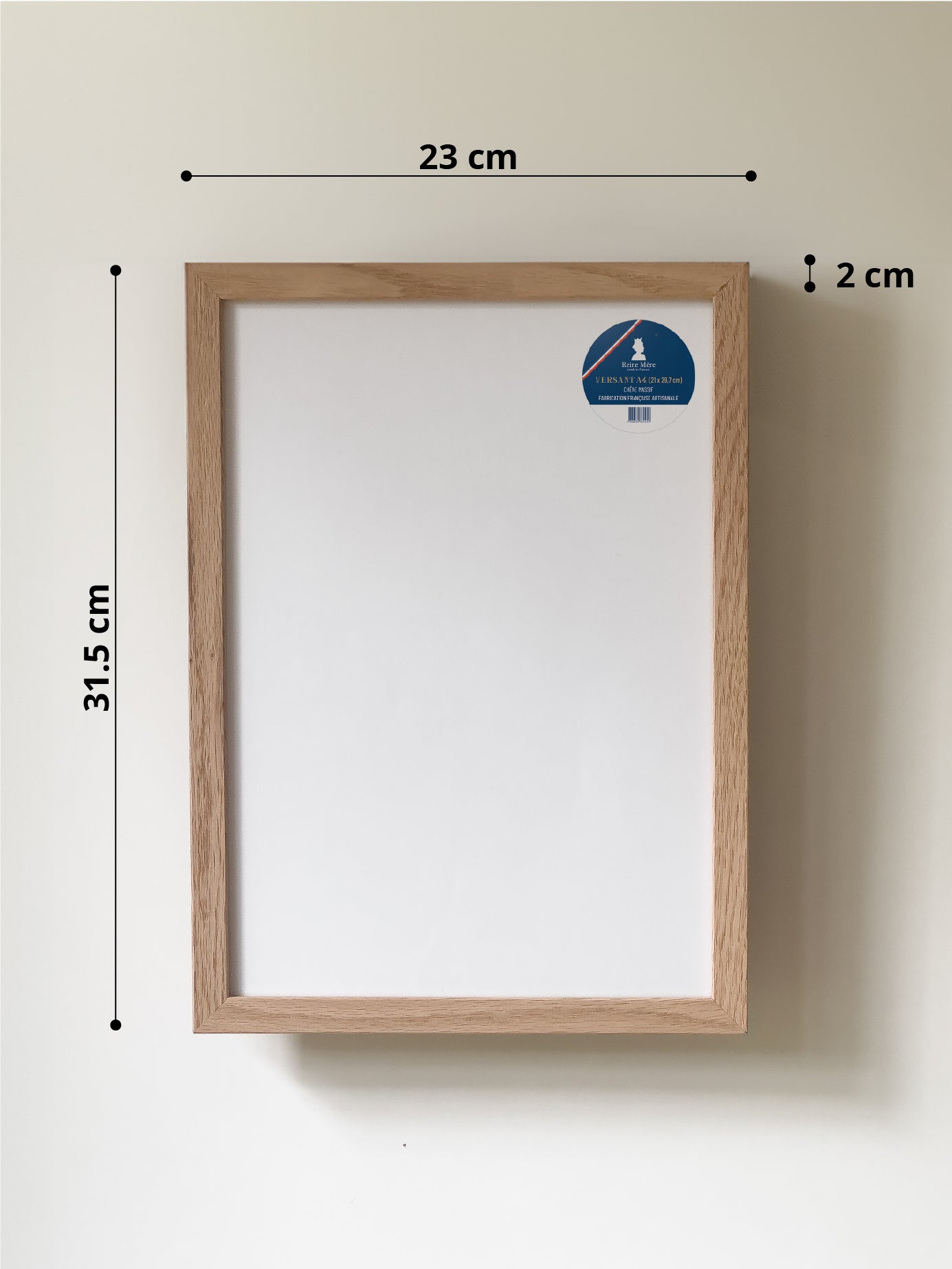 Versant - Cadre en chêne massif