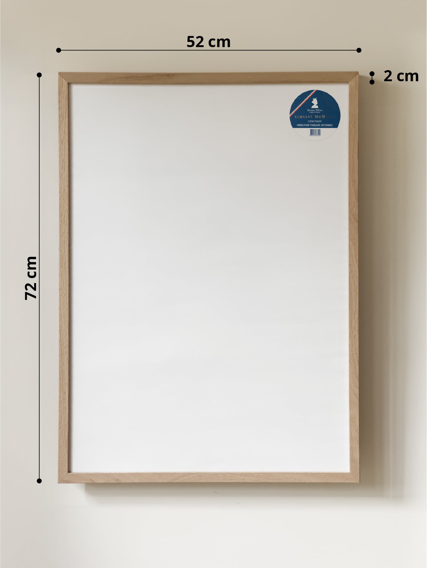 Versant - Cadre en chêne massif