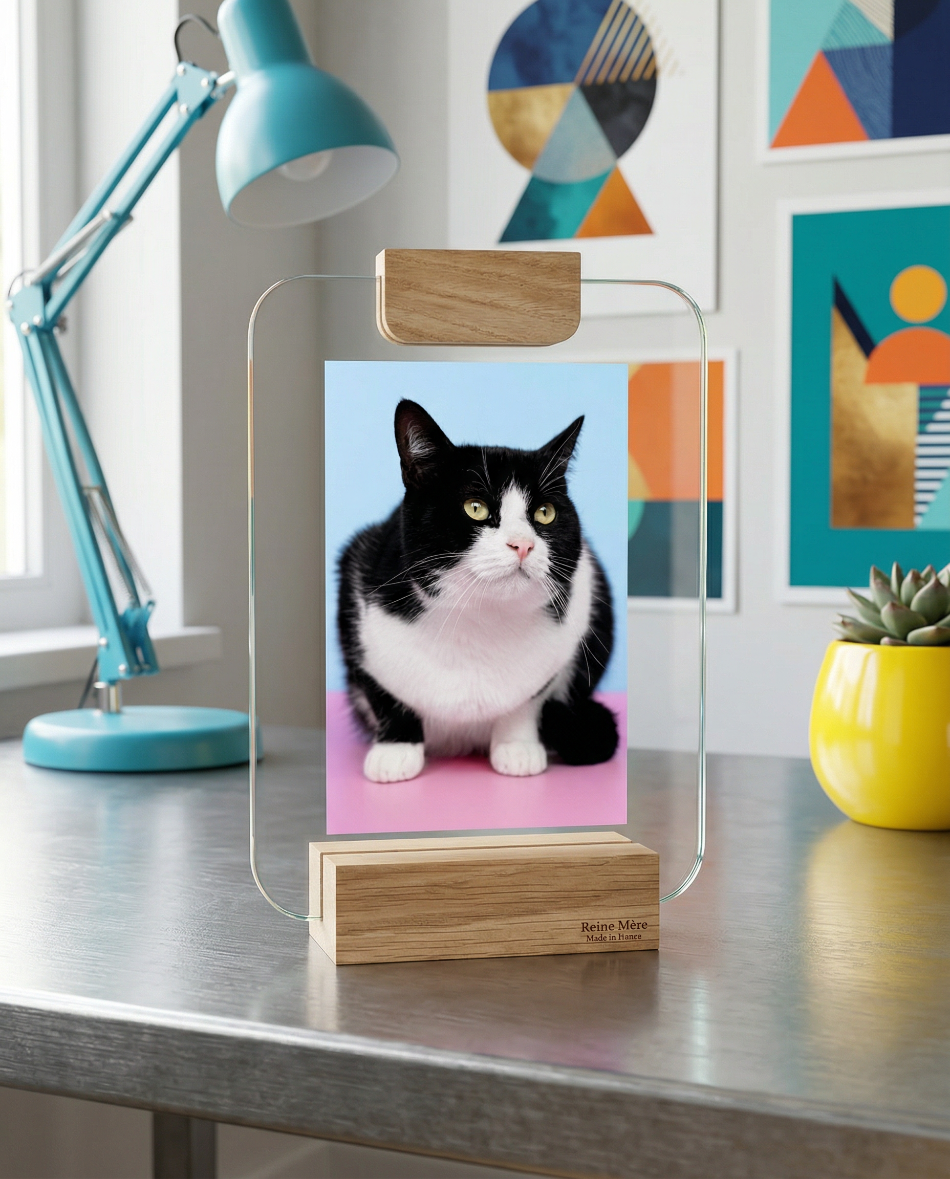 Verrière Chêne - Cadre photo en chêne