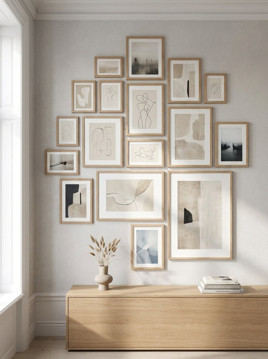 Versant - Cadres en chêne massif (10 tailles)